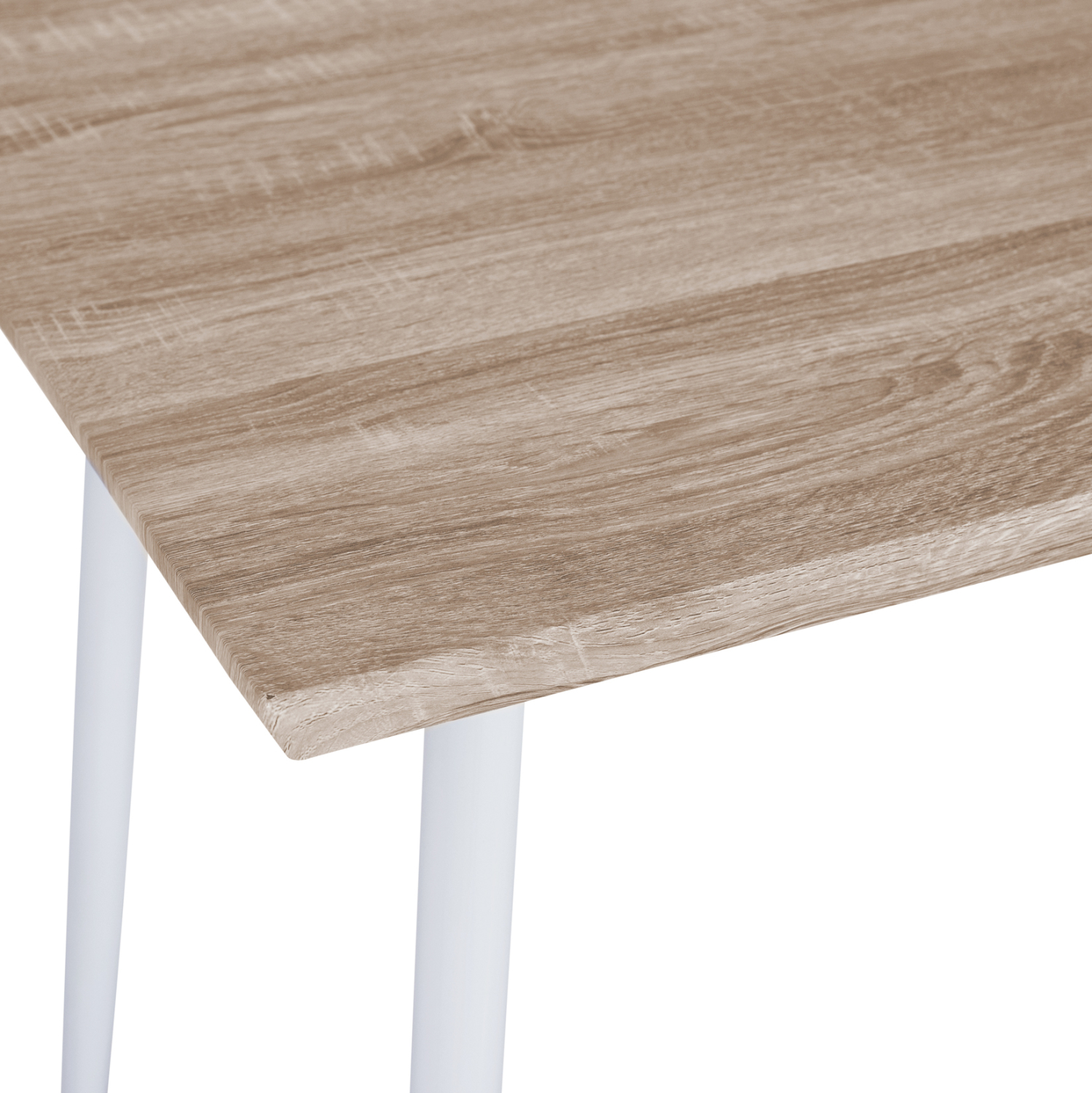 ΤΡΑΠΕΖΙ ΤΡΑΠΕΖΑΡΙΑΣ PALOMA HM8334.02, 120X70X76,5- SONOMA, ΛΕΥΚΑ ΠΟΔΙΑ 5