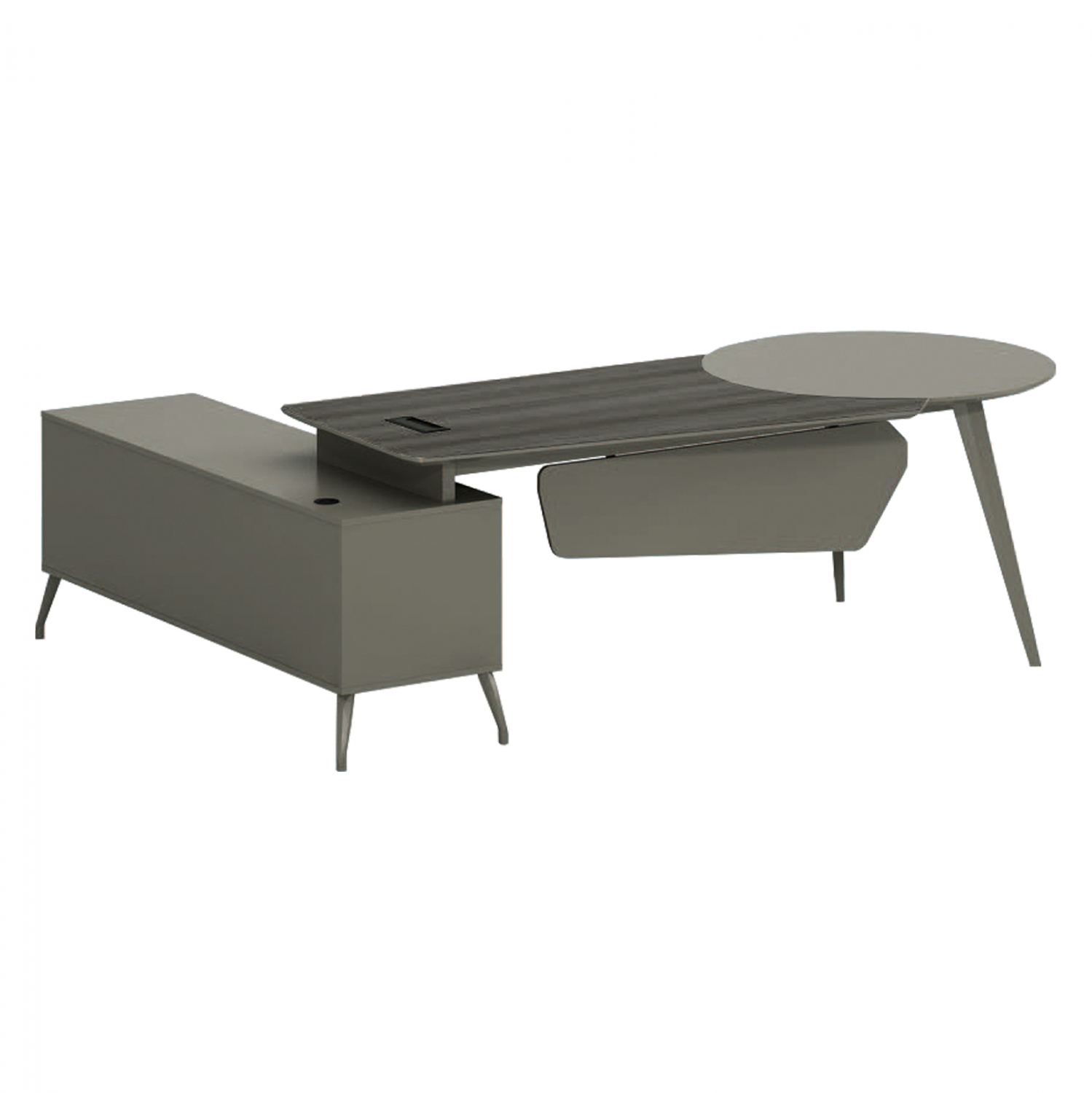 ΓΡΑΦΕΙΟ ΕΠΑΓΓΕΛΜΑΤΙΚΟ LUX SERIES 237X160X75Yεκ. ΔΕΞΙΑ ΓΩΝΙΑ ΣΤΑΧΤΙ ΜΟΚΑ HM2117R 1