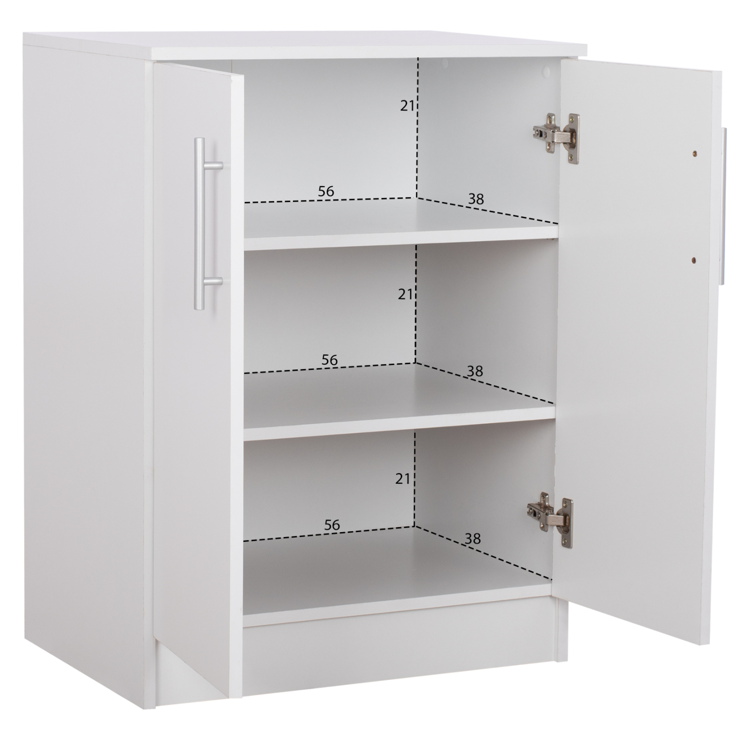 ΠΑΠΟΥΤΣΟΘΗΚΗ ΝΤΟΥΛΑΠΙ EMERIE ΜΕΛΑΜΙΝΗΣ ΛΕΥΚΗ 60x40x80Υεκ.HM2206.05 3