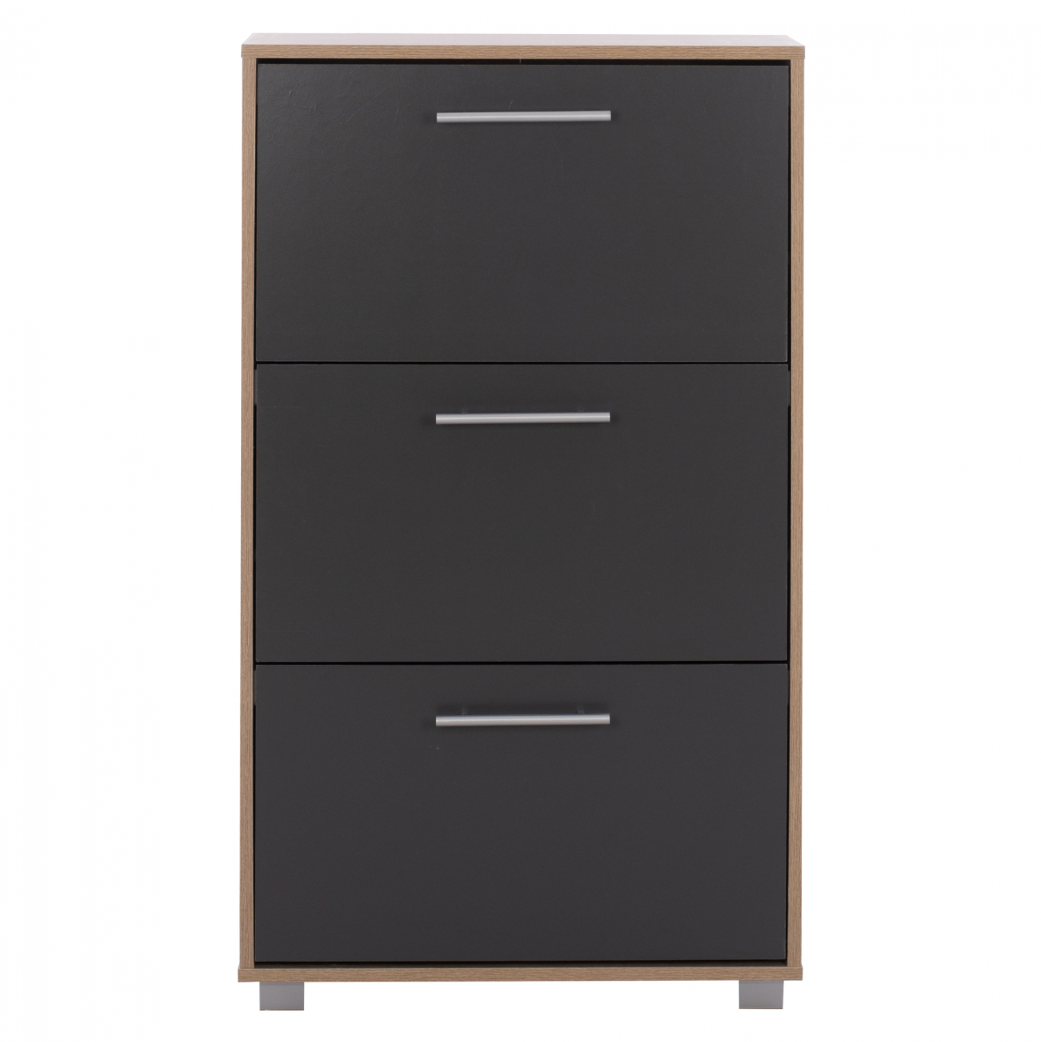 ΠΑΠΟΥΤΣΟΘΗΚΗ ΞΥΛΙΝΗ DAVINA HM2221.04 SONAMA-ΓΚΡΙ 3ΘΕΣΕΩΝ 62Χ24Χ110Υεκ 4