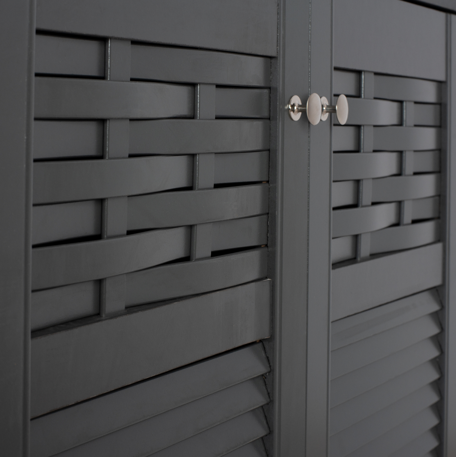 ΠΑΠΟΥΤΣΟΘΗΚΗ-ΝΤΟΥΛΑΠΙ KAILENA HM2230.10 ΜΕΛΑΜΙΝΗ ΓΚΡΙ 77x40x121,5 εκ. 8