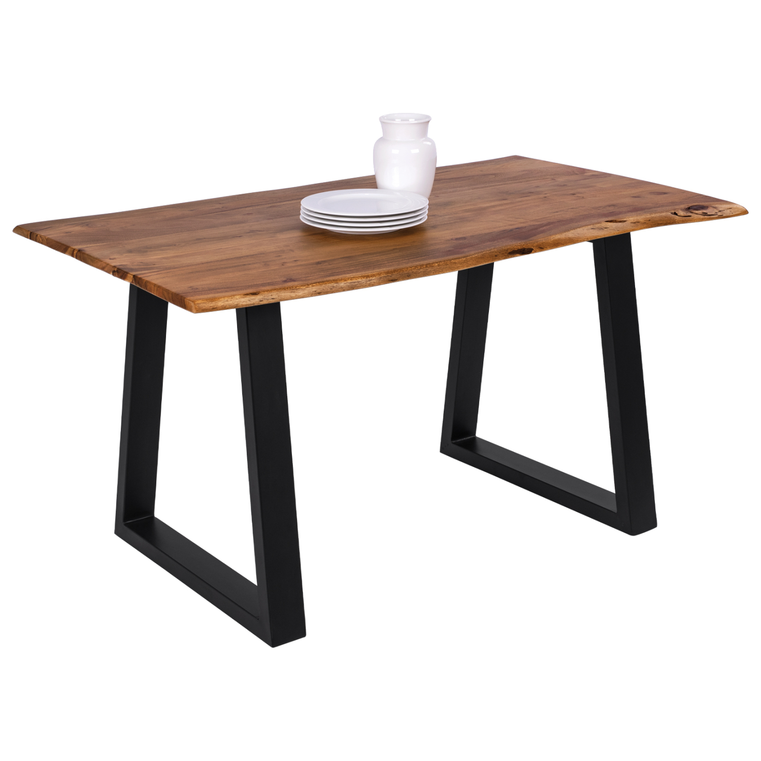 ΤΡΑΠΕΖΙ ΤΡΑΠΕΖΑΡΙΑΣ MONTANA SLIM HM8163.11 ΞΥΛΟ ΑΚΑΚΙΑΣ ΣΕ ΦΥΣΙΚΟ 140x80x77Υ 1