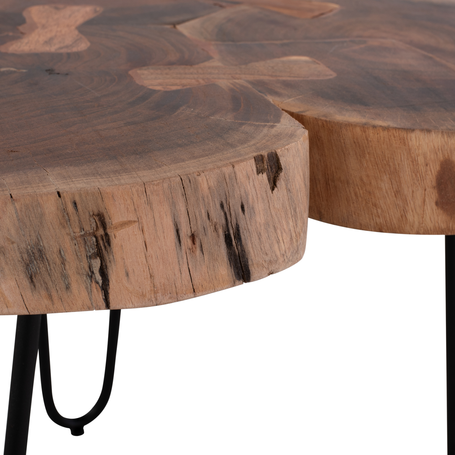 ΤΡΑΠΕΖΙ ΣΑΛΟΝΙΟΥ OSLO ΑΠΟ ΜΑΣΙΦ ΚΟΡΜΟ ΑΚΑΚΙΑΣ 57X57X40εκ.HM8211.11 6