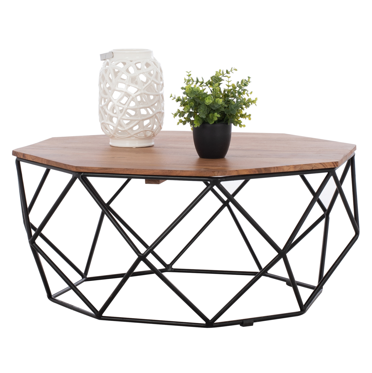 ΤΡΑΠΕΖΙ ΣΑΛΟΝΙΟΥ DRAKE ΜΕ ΞΥΛΟ ΑΚΑΚΙΑΣ HM8777.11 Φ82x40 εκ. 1