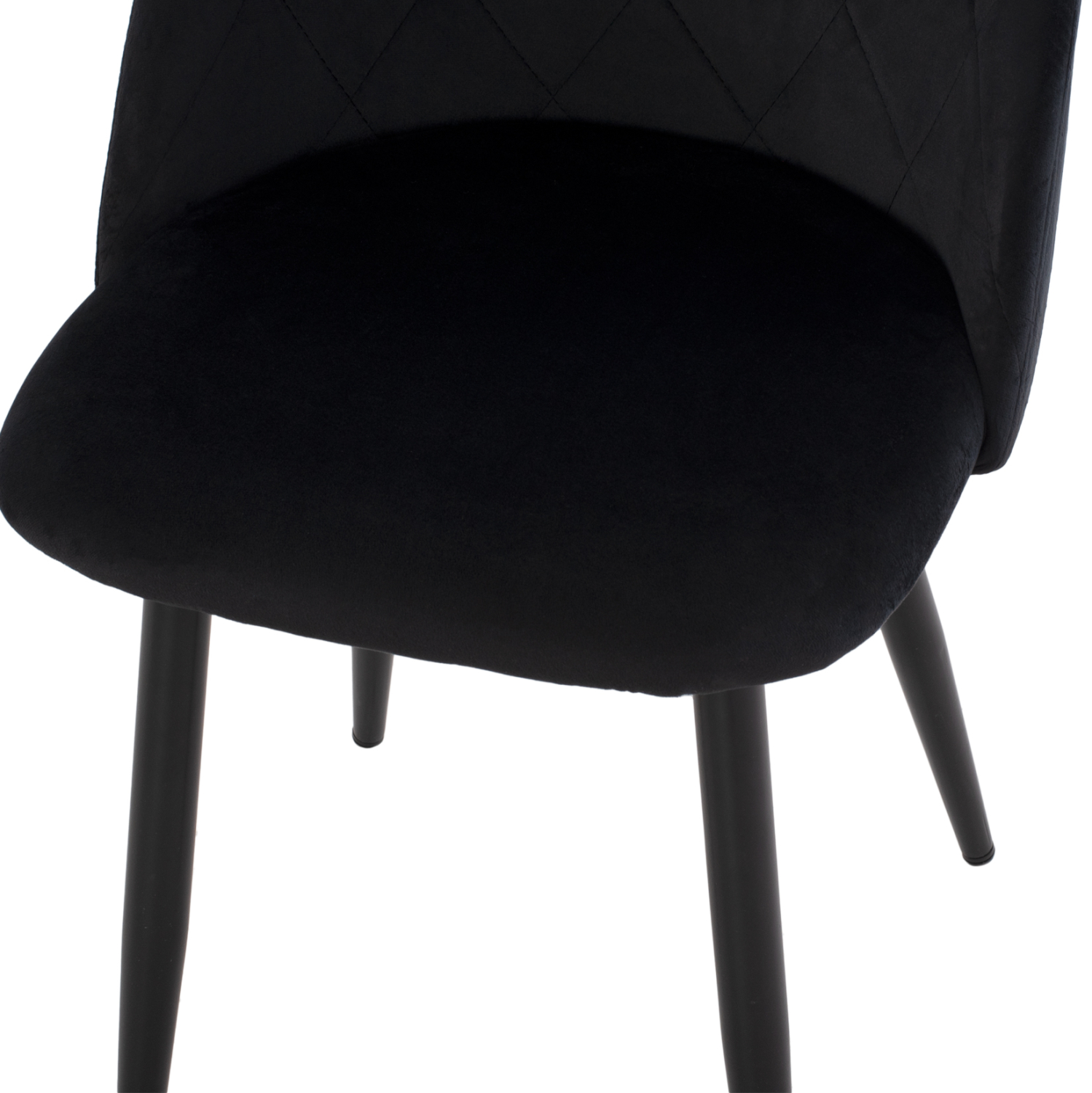 ΚΑΡΕΚΛΑ ODED ΜΕ ΜΕΤΑΛΛΙΚΑ ΜΑΥΡΑ ΠΟΔΙΑ &amp; ΒΕΛΟΥΔΟ ΜΑΥΡΟ HM8731.14 45x52x77 εκ. 8