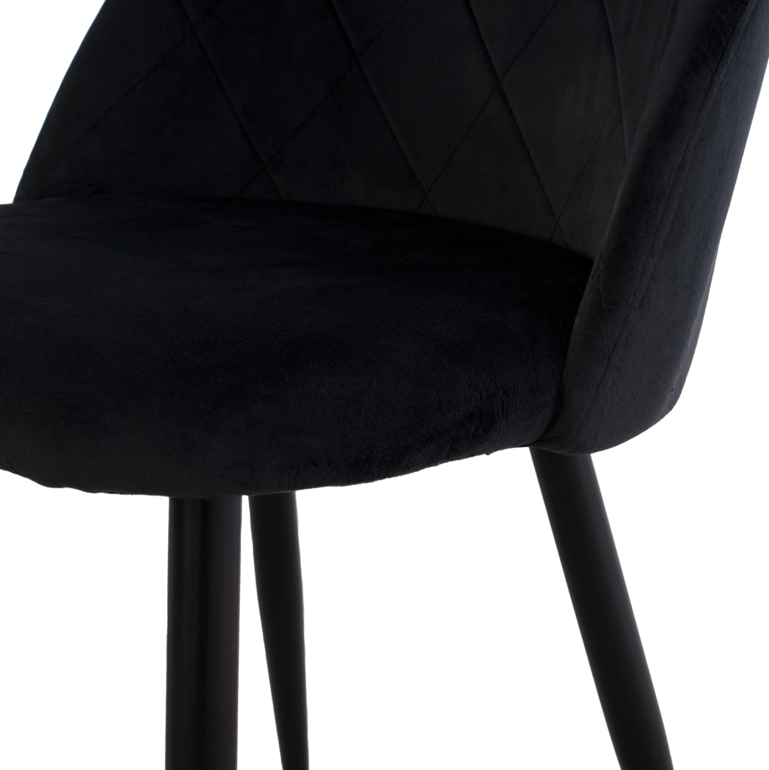 ΚΑΡΕΚΛΑ ODED ΜΕ ΜΕΤΑΛΛΙΚΑ ΜΑΥΡΑ ΠΟΔΙΑ &amp; ΒΕΛΟΥΔΟ ΜΑΥΡΟ HM8731.14 45x52x77 εκ. 9