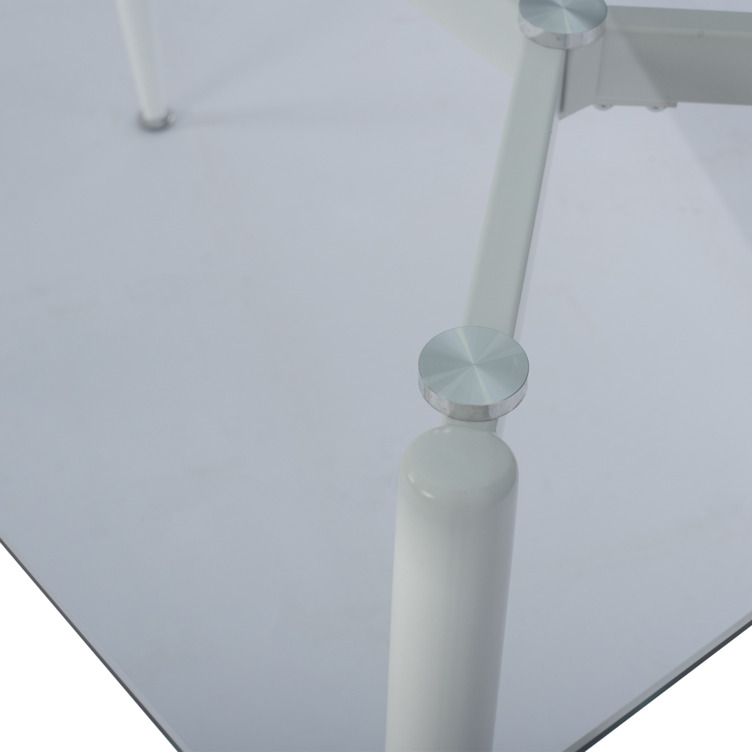 ΤΡΑΠΕΖΙ ΚΟΥΖΙΝΑΣ ΜΕΤΑΛΛΙΚΟ IDELLA ΛΕΥΚΟ ΜΑΤ ΜΕ ΓΥΑΛΙ HM8498.03 120X70X75Υ εκ. 8