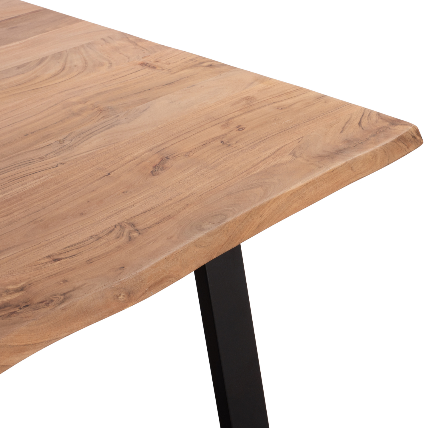 ΤΡΑΠΕΖΙ ΤΡΑΠΕΖΑΡΙΑΣ SOFIA SLIM HM8500.11 ΜΑΣΙΦ ΞΥΛΟ ΑΚΑΚΙΑΣ 160x90x76Υ εκ. 4