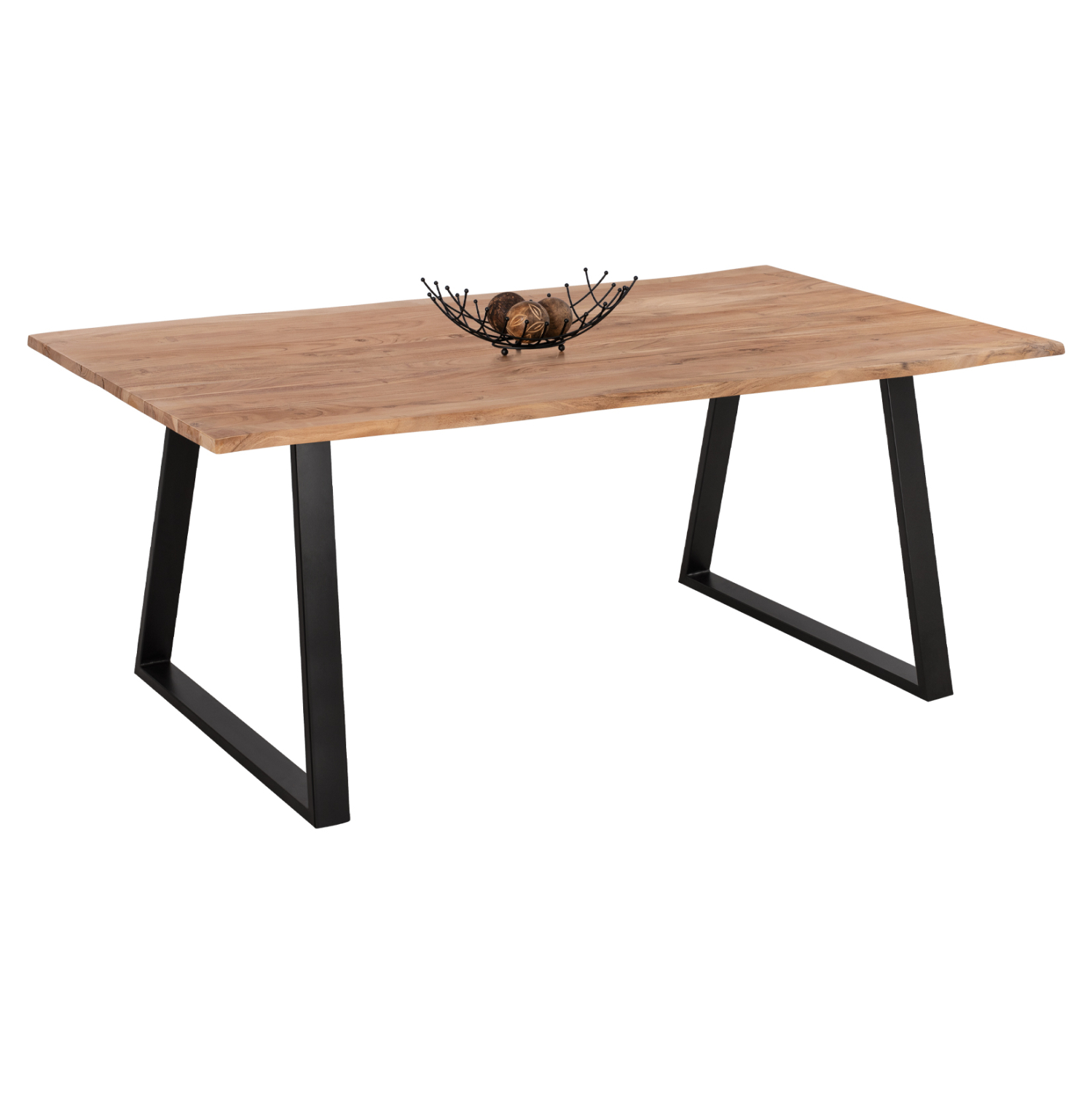 ΤΡΑΠΕΖΙ ΤΡΑΠΕΖΑΡΙΑΣ SOFIA SLIM HM8501.11 ΑΠΟ ΜΑΣΙΦ ΞΥΛΟ ΑΚΑΚΙΑΣ 200x100x77Υ εκ. 1
