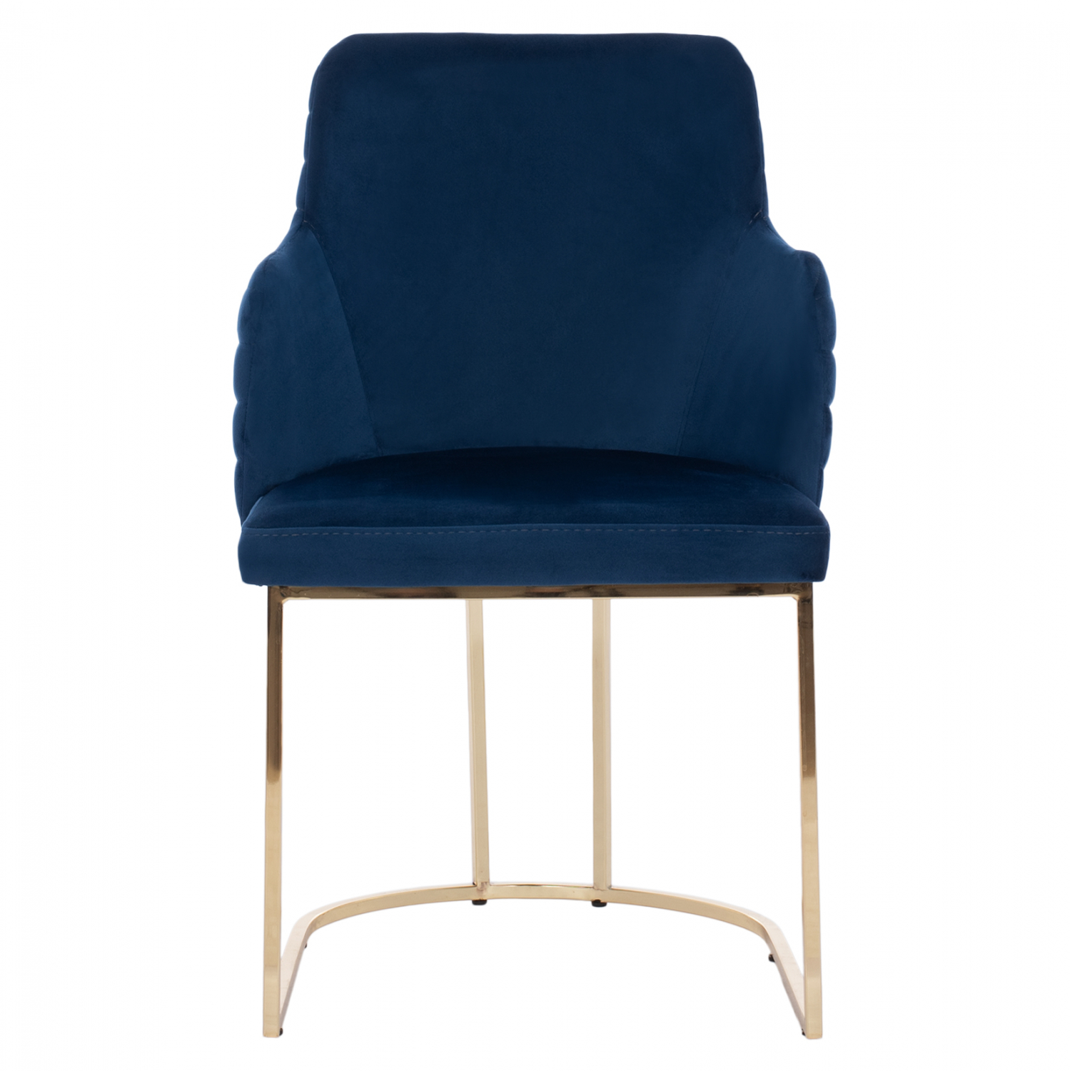 ΠΟΛΥΘΡΟΝΑ SOLANA HM9275.08 ΑΠΟ ΜΠΛΕ ΒΕΛΟΥΔΟ ΜΕ ΜΕΤΑΛΛΙΚΑ ΧΡΥΣΑ ΠΟΔΙΑ 54x63x87Υ εκ. 3