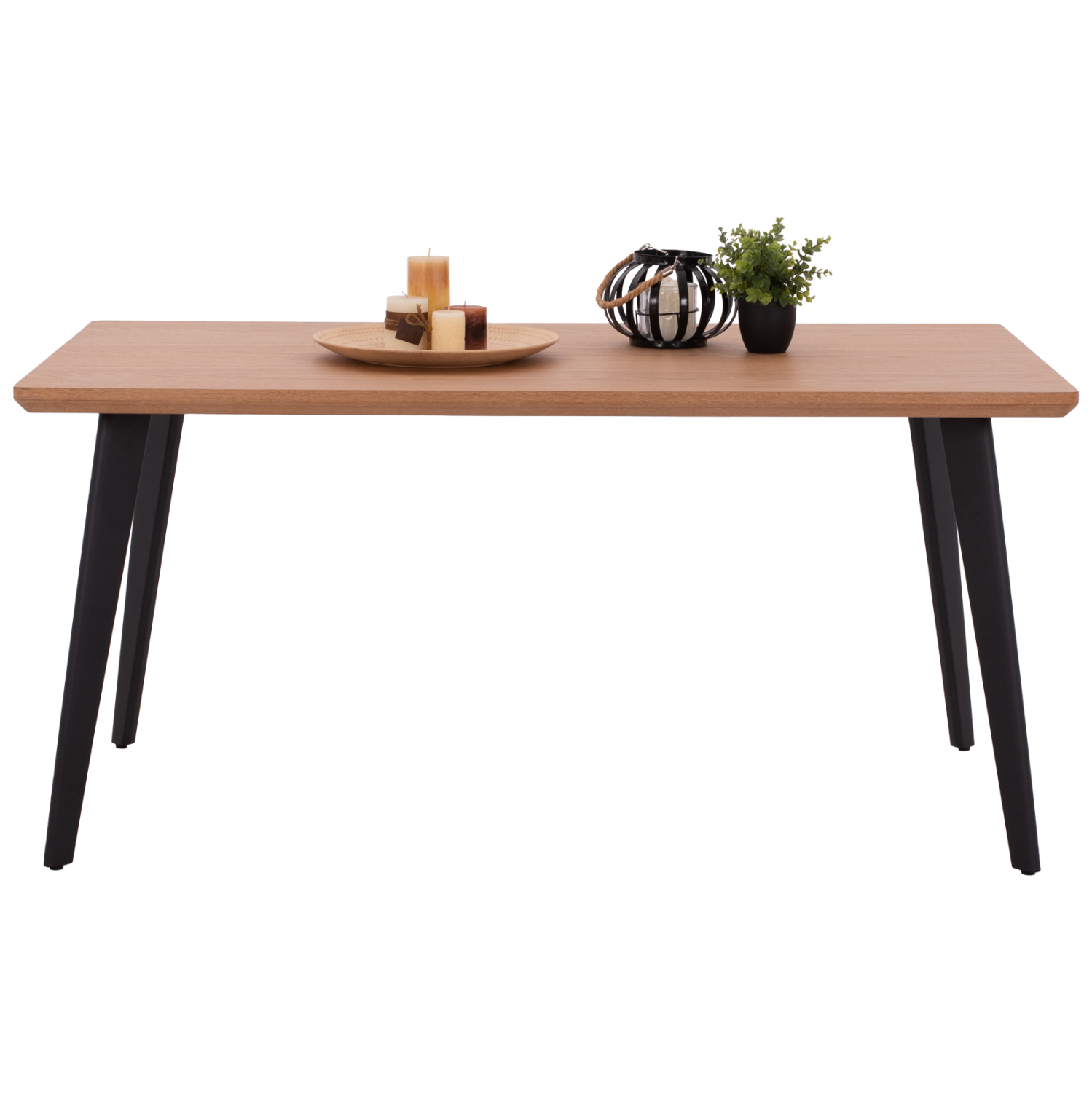 ΤΡΑΠΕΖΙ ΤΡΑΠΕΖΑΡΙΑΣ VALEN HM9301.01 ME ΚΑΠΛΑΜΑ ΑΠΟ ΞΥΛΟ ΔΡΥΟΣ ΣΤΥΛ ΡΟΥΣΤΙΚ 40mm ΠΑΧΟΣ 160x90x75Yεκ. 3