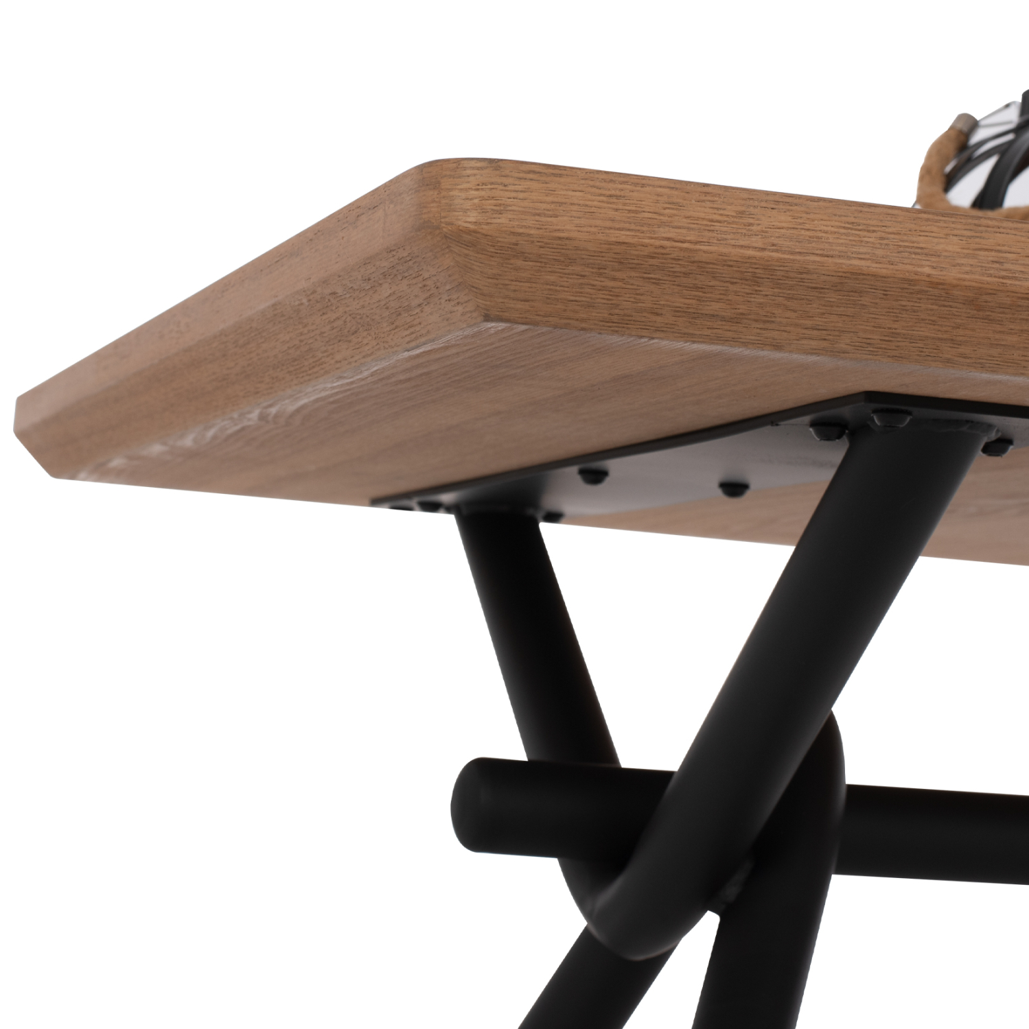 ΤΡΑΠΕΖΙ ΤΡΑΠΕΖΑΡΙΑΣ MANDY HM9302.01 ΜΕ ΚΑΠΛΑΜΑ ΔΡΥΟΣ ΣΕ ΣΤΥΛ ΡΟΥΣΤΙΚ 140x80x75Υ εκ. 9