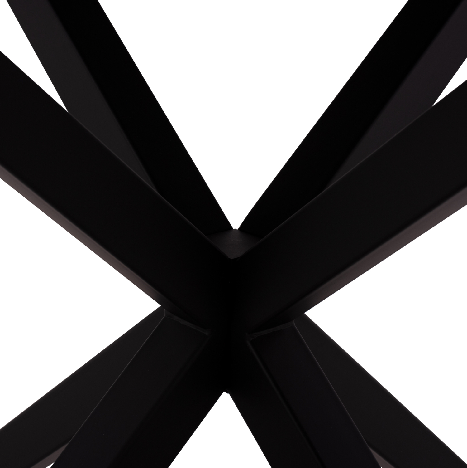 ΤΡΑΠΕΖΙ ΤΡΑΠΕΖΑΡΙΑΣ ΣΤΡΟΓΓΥΛΟ SYNTEC HM9309.01 SINTERED STONE ΜΑΥΡΟ ΜΕΤΑΛΛΙΚΑ ΠΟΔΙΑ Φ115x75Y εκ. 7