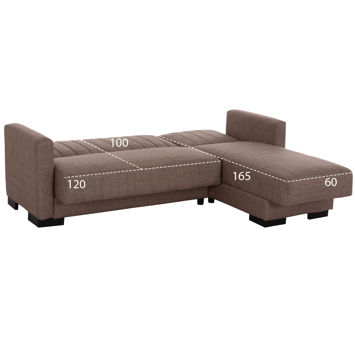 ΚΑΝΑΠΕΣ ΚΡΕΒΑΤΙ GHUFRAN ΓΩΝΙΑ ΑΝΑΣΤΡΕΨΙΜΗ ΚΑΦΕ HM3244.02 ΜΕ ΑΠΟΘΗΚΕΤΙΚΟ ΧΩΡΟ 202x140x78Yεκ. 3