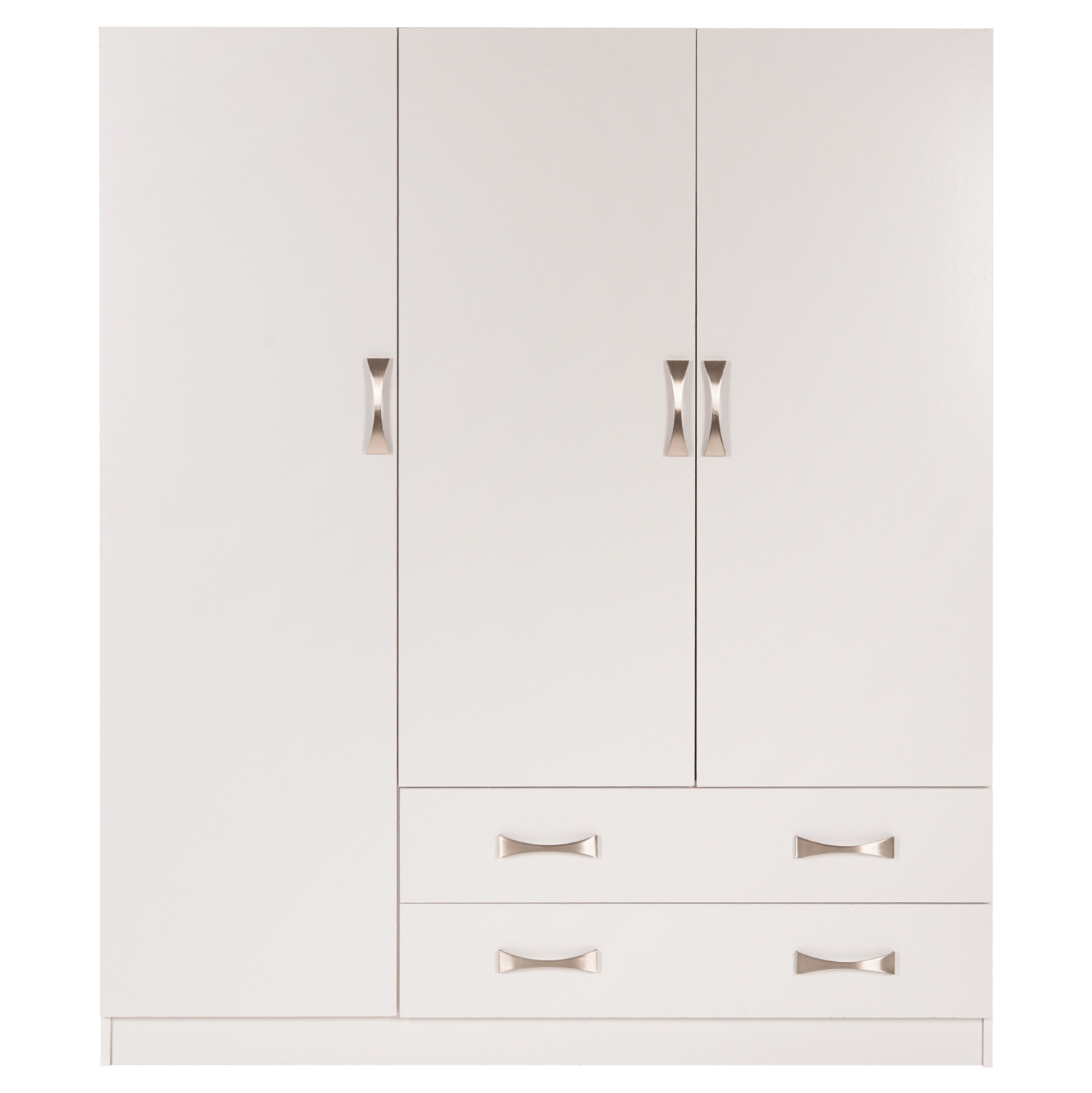 ΝΤΟΥΛΑΠΑ 3ΦΥΛΛΗ CARLY HM384.05 ΜΕ ΔΥΟ ΣΥΡΤΑΡΙΑ ΛΕΥΚΗ 150X55Χ180Υεκ. 3