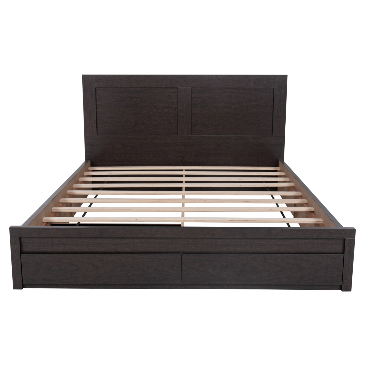 ΚΡΕΒΑΤΙ ΜΕΛΑΜΙΝΗΣ CAPRI HM599.11 ΜΕ 2ΣΥΡΤΑΡΙΑ-WENGE- ΓΙΑ ΣΤΡΩΜΑ 140x200εκ. 4