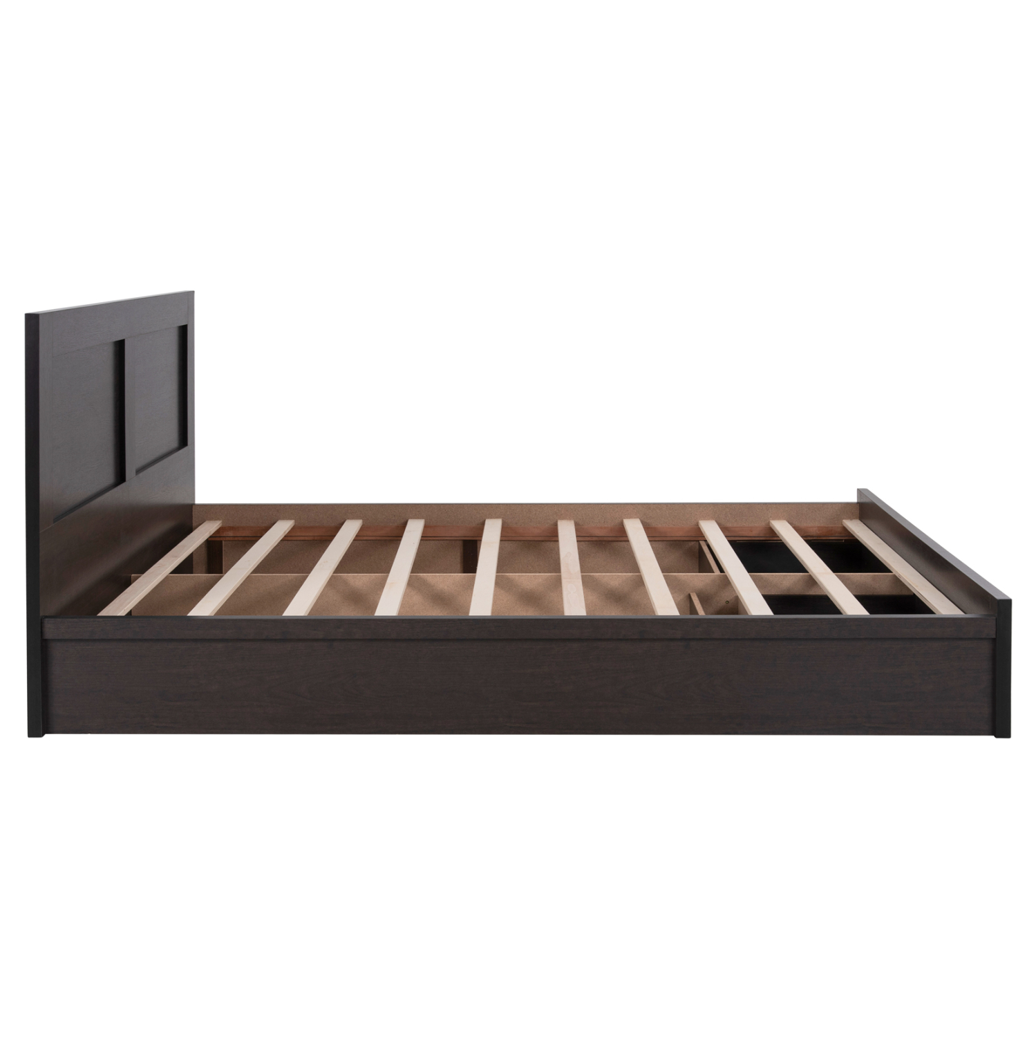 ΚΡΕΒΑΤΙ ΜΕΛΑΜΙΝΗΣ CAPRI HM599.11 ΜΕ 2ΣΥΡΤΑΡΙΑ-WENGE- ΓΙΑ ΣΤΡΩΜΑ 140x200εκ. 5