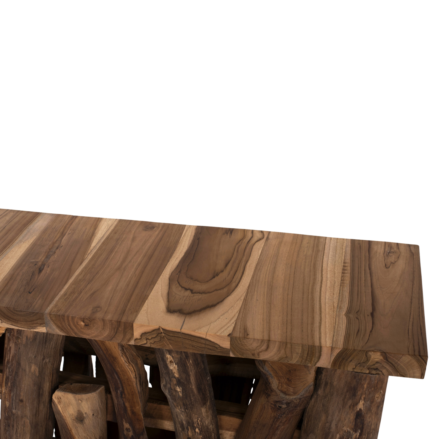 ΚΟΝΣΟΛΑ HM9336 ΑΠΟ ΜΑΣΙΦ ΞΥΛΟ ΤEAK ΦΥΣΙΚΟ 100X35X75Y εκ. 4