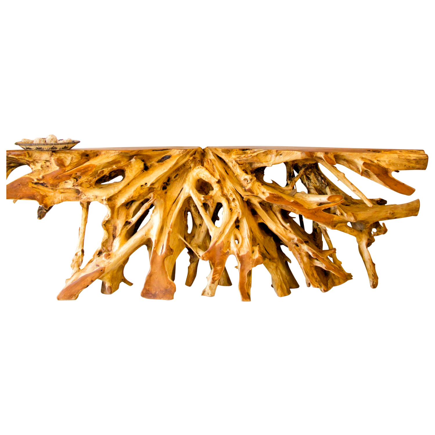 ΚΟΝΣΟΛΑ HM9369 ΑΠΟ ΜΑΣΙΦ ΞΥΛΟ ΤEAK ΦΥΣΙΚΟ 120Χ40Χ70Y EK. 1