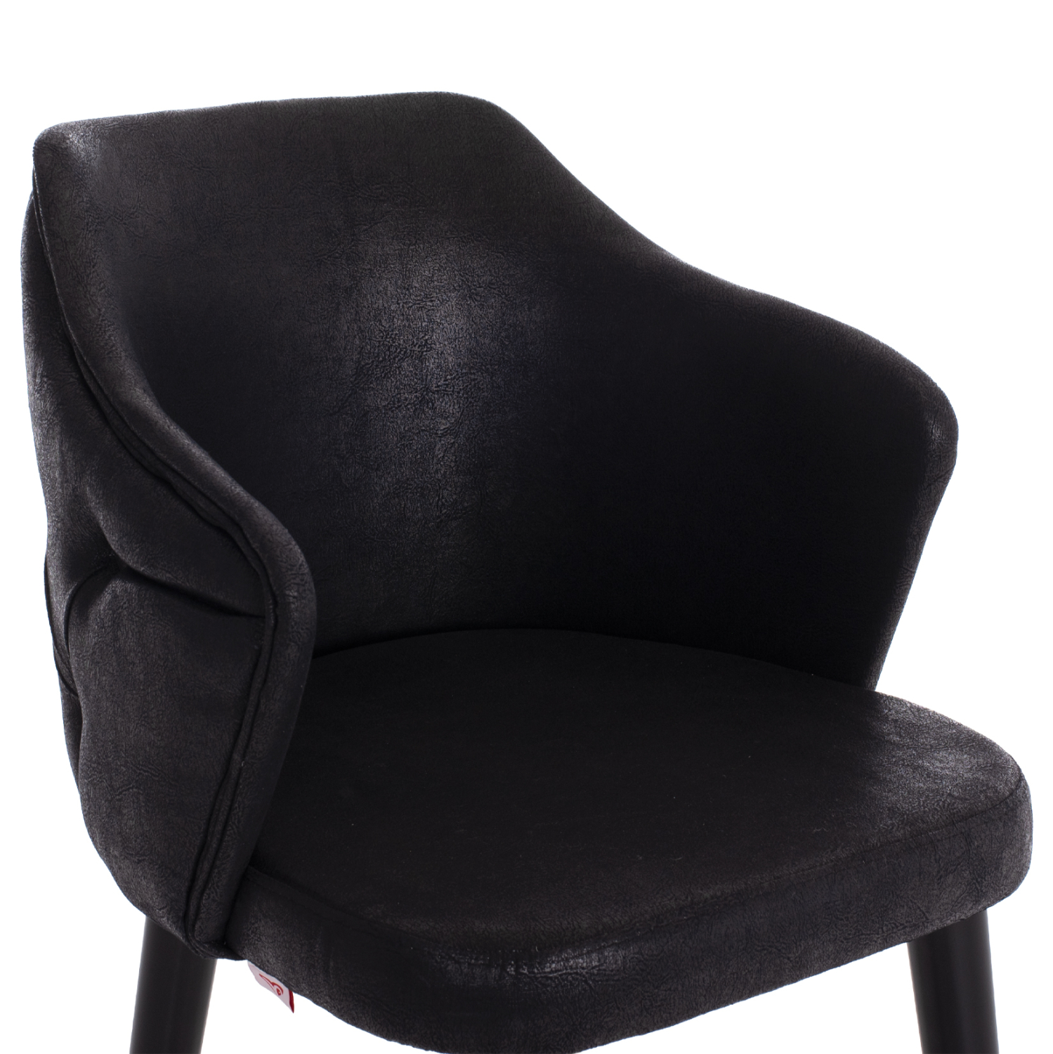 ΣΚΑΜΠΟ BAR ΕΠΑΓΓΕΛΜΑΤΙΚΟ ALONZO HM9281.14 Τ.NUBUCK ΜΑΥΡΟ ΞΥΛΙΝΟ 50x62x108,5Υεκ. 7