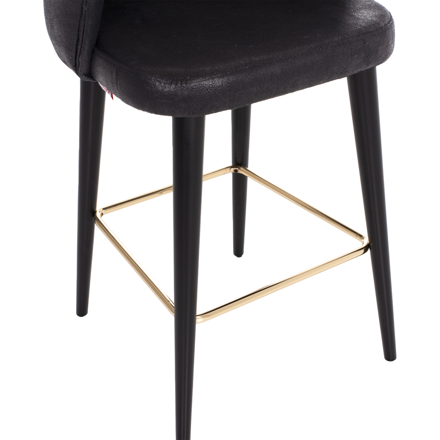 ΣΚΑΜΠΟ BAR ΕΠΑΓΓΕΛΜΑΤΙΚΟ ALONZO HM9281.14 Τ.NUBUCK ΜΑΥΡΟ ΞΥΛΙΝΟ 50x62x108,5Υεκ. 9