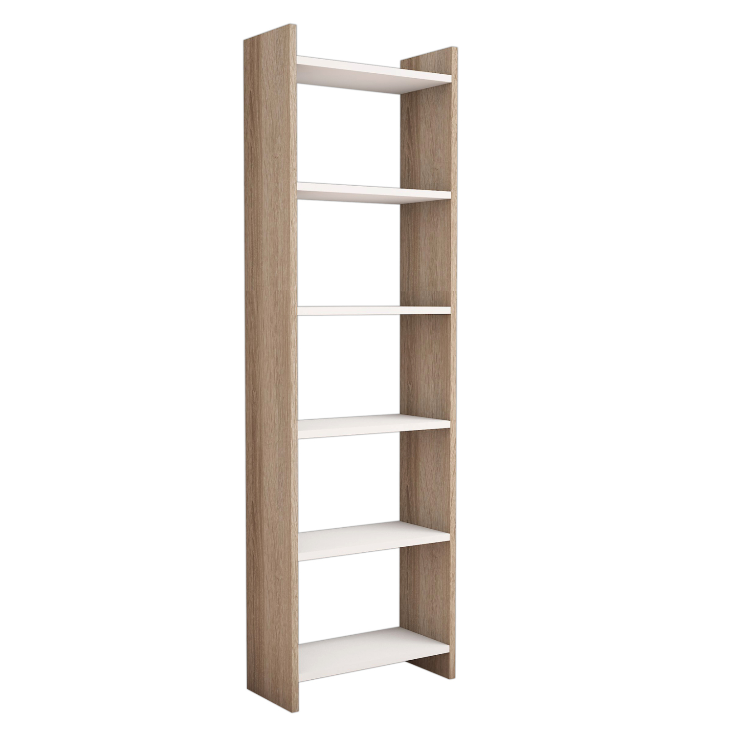 ΒΙΒΛΙΟΘΗΚΗ CLASSIKER HM9226.12 ΜΕΛΑΜΙΝΗΣ SONΟMA-ΛΕΥΚΟ 48,5x22x160Υεκ. 4