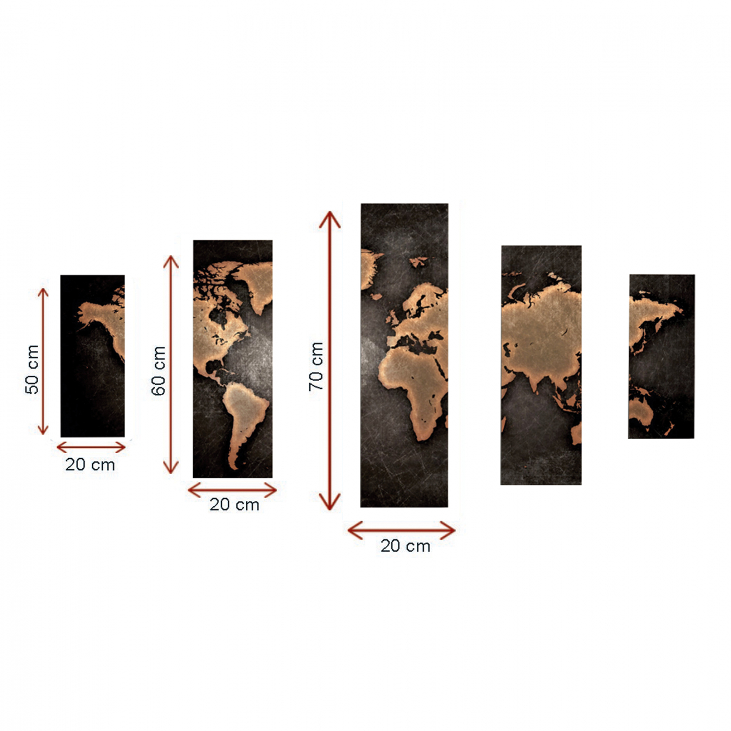 ΠΙΝΑΚΑΣ ΠΕΝΤΑΠΤΥΧΟ ΣΕ ΚΑΜΒΑ HM7331 105X3X70 εκ. 2