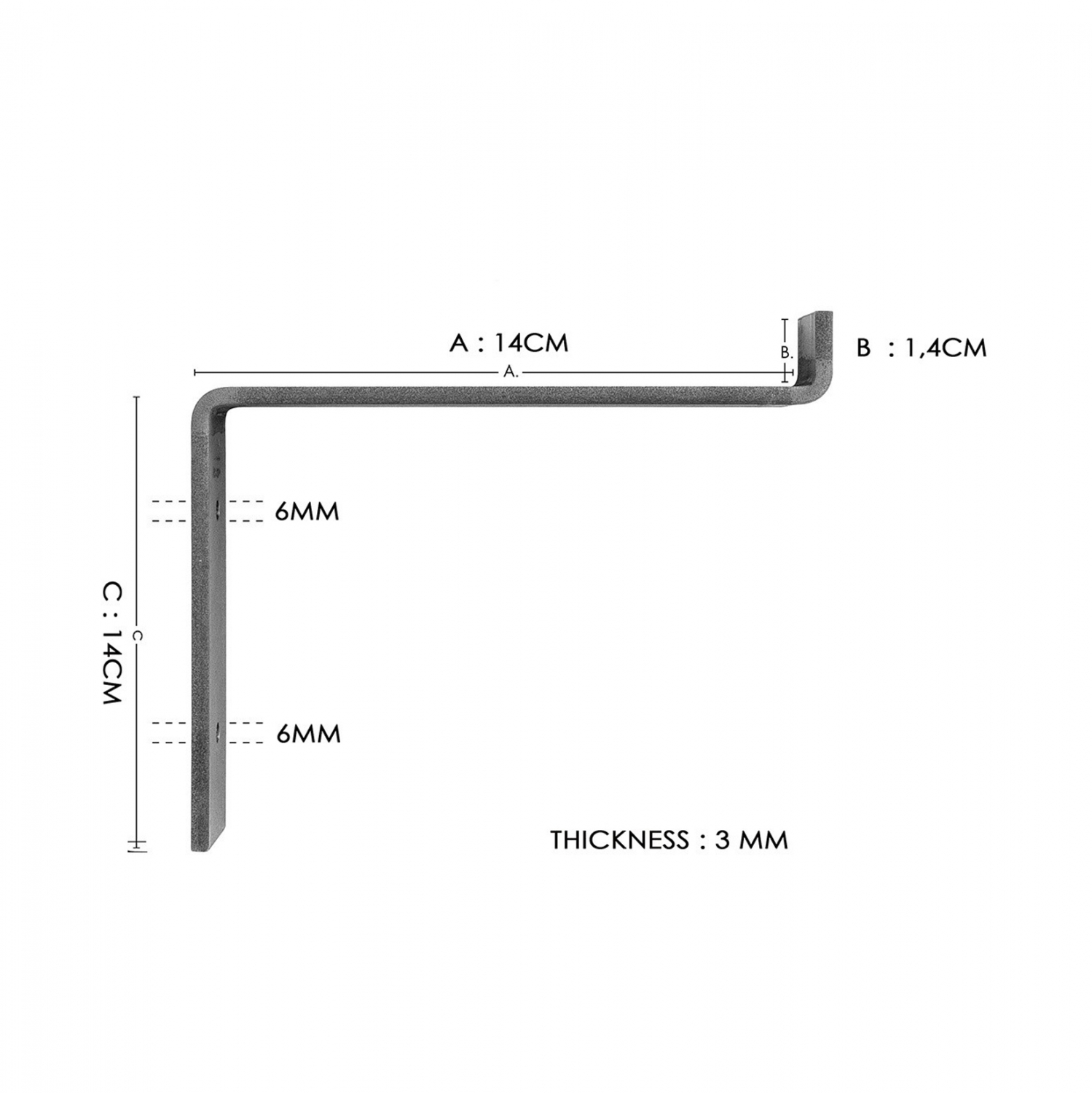 ΡΑΦΙΕΡΑ ΤΟΙΧΟΥ ΣΕ ΚΑΡΥΔΙ ΧΡΩΜΑ HM8997.01 60x14x16 εκ. 8