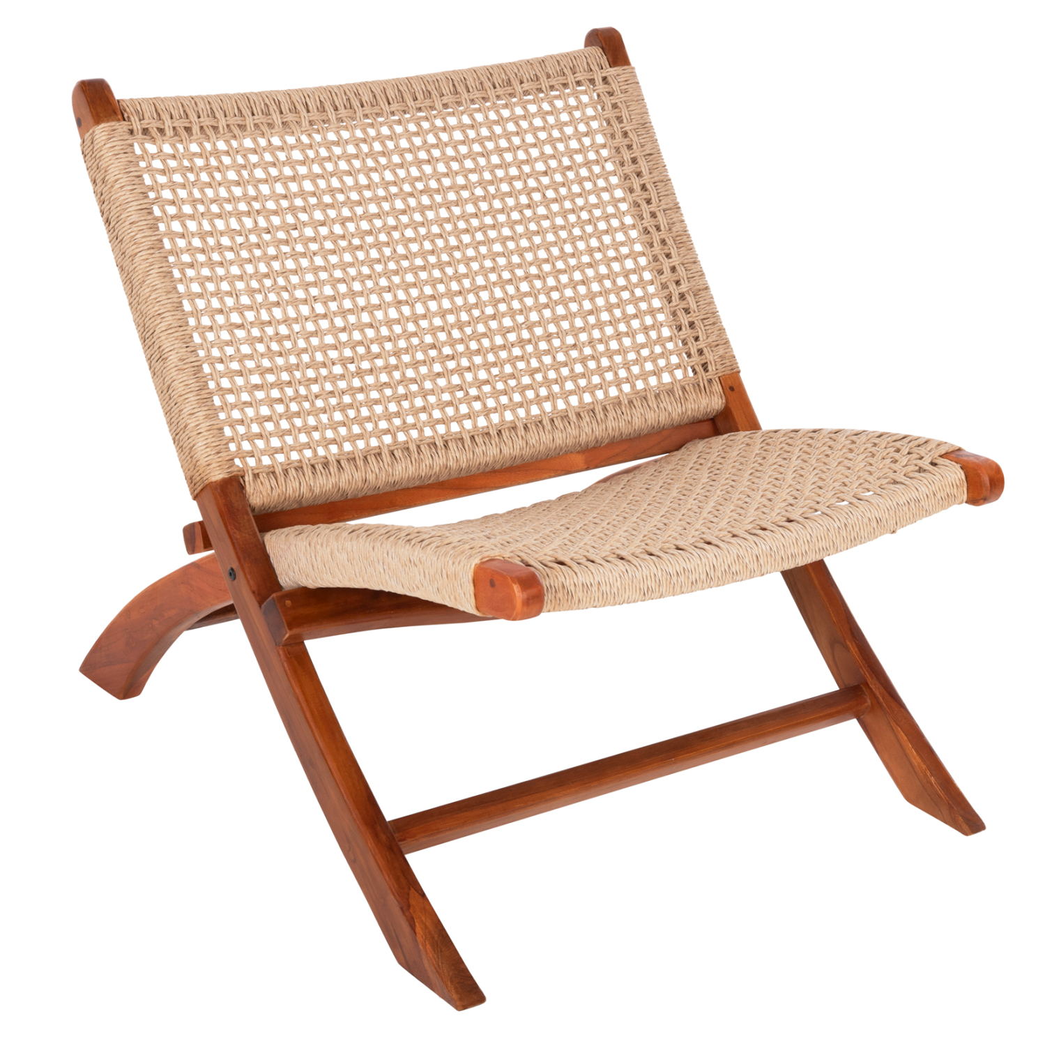 ΚΑΡΕΚΛΑ LOUNGE ΑΝΑΔΙΠΛΟΥΜΕΝΗ FERM HM9477.01 ΜΑΣΙΦ ΤΕΑΚ ME ΣΧΟΙΝΙ VIRO 65,5x80x67Υεκ 1