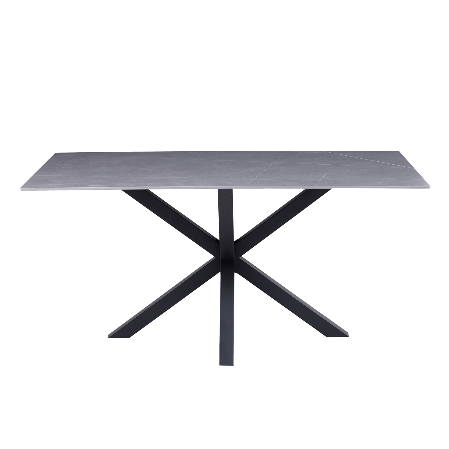 ΤΡΑΠΕΖΙ ΣΑΛΟΝΙΟΥ HM9470.05 GREY MARBLE-ΜΑΥΡΗ ΜΕΤΑΛ.ΒΑΣΗ 120x60x45,5Yεκ. 3