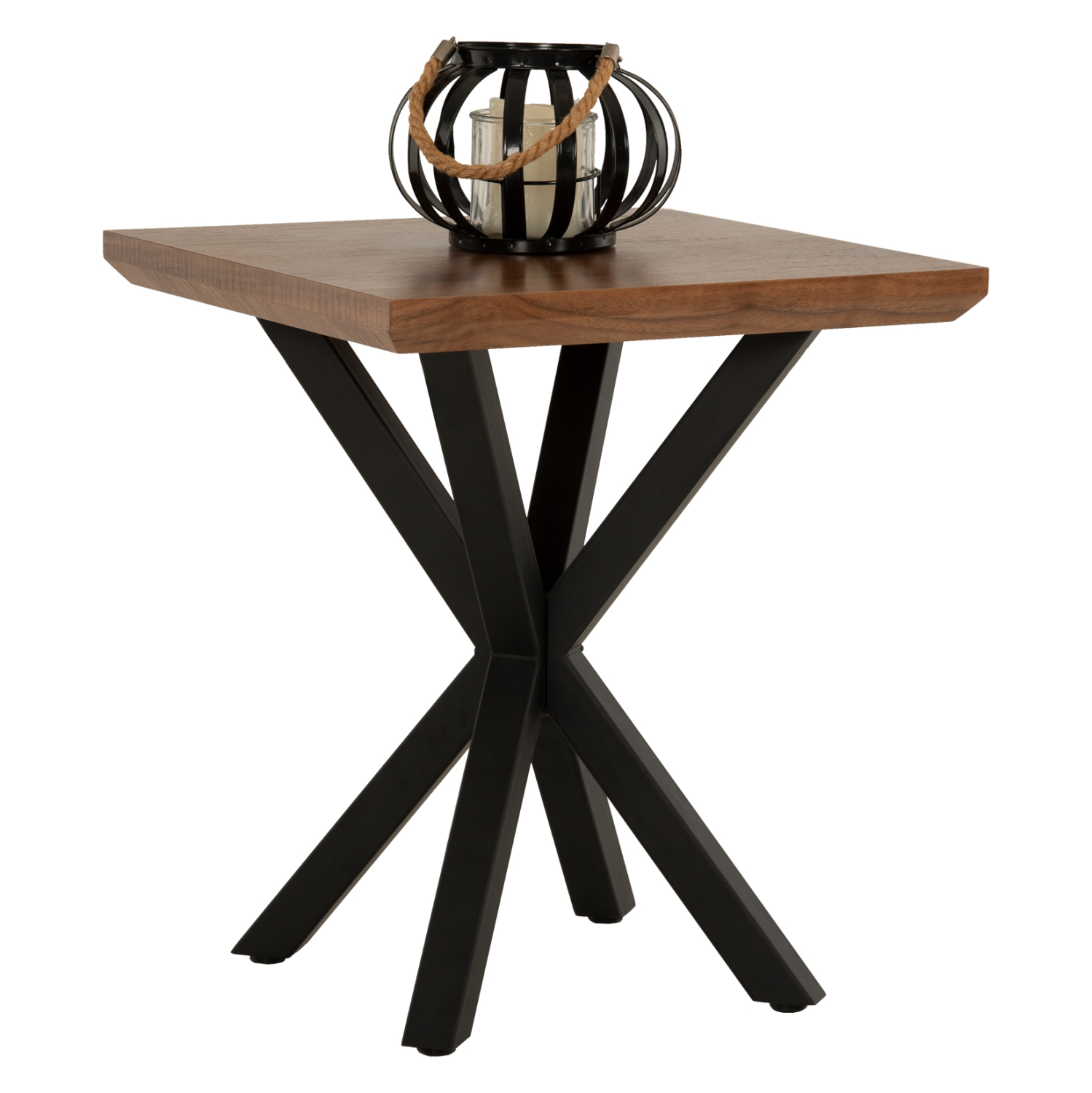 ΒΟΗΘΗΤΙΚΟ ΤΡΑΠΕΖΑΚΙ ΣΑΛΟΝΙΟΥ HM9471.02 MDF ΜΕ ΚΑΠΛΑΜΑ ΑΠΟ ΞΥΛΟ ΚΑΡΥΔΙΑΣ-ΜΕΤΑΛ.ΒΑΣΗ 50x50x58Υεκ. 1