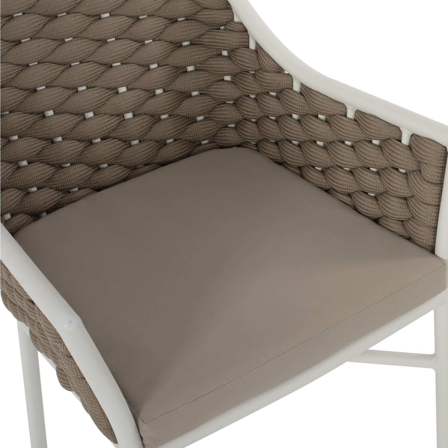 ΠΟΛΥΘΡΟΝΑ HM5858.02 ΛΕΥΚΗ ΜΕ ΣΧΟΙΝΙ ΜΠΕΖ 56x58x76Yεκ. 8
