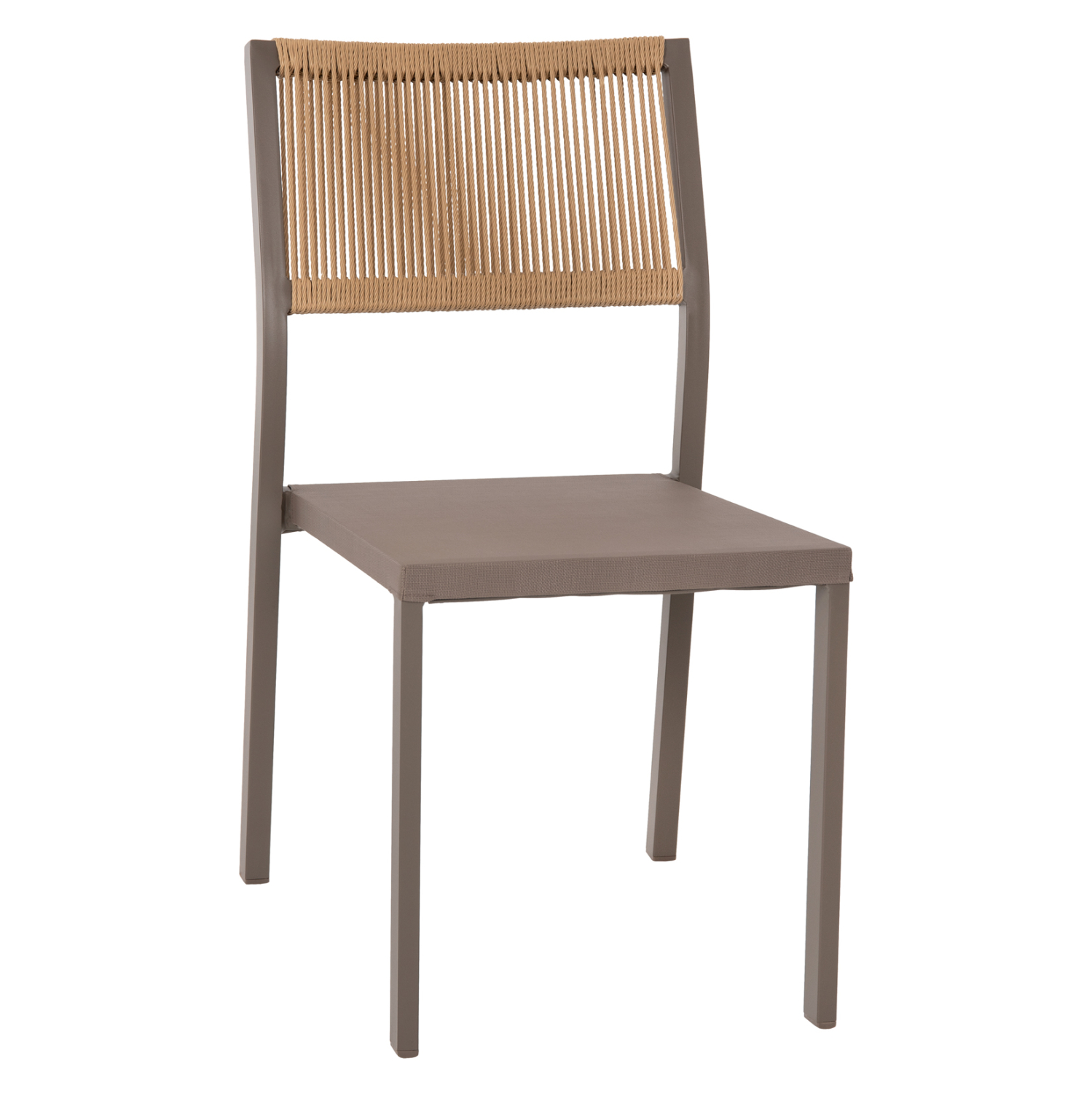 ΚΑΡΕΚΛΑ ΑΛΟΥΜΙΝΙΟΥ ΣΑΜΠΑΝΙ ΜΕ RATTAN &amp; TEXTLINE HM5921.03 46x55,5x83 εκ. 1