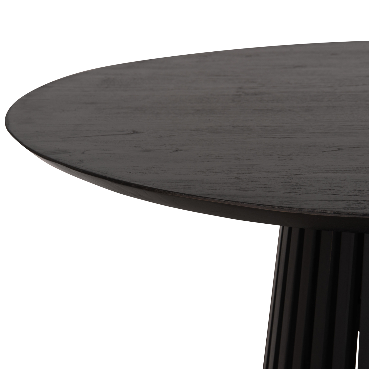 ΤΡΑΠΕΖΙ ΤΡΑΠΕΖΑΡΙΑΣ ΣΤΡΟΓΓΥΛΟ FRANTZ HM9388.02 ΜΑΣΙΦ ΞΥΛΟ MINDI BLACK Φ118x79Υεκ. 4