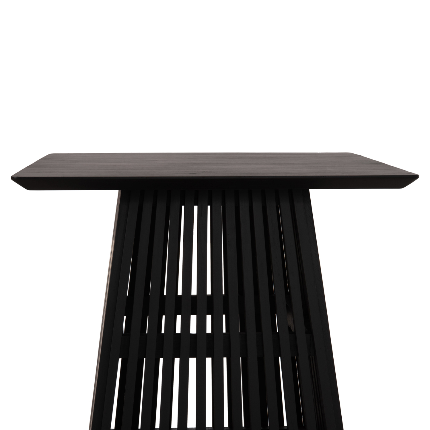 ΤΡΑΠΕΖΙ ΤΡΑΠΕΖΑΡΙΑΣ ΤΕΤΡΑΓΩΝΟ FRANTZ HM9458.02 MINDI ΞΥΛΟ ΜΑΥΡΟ 80x80x78Yεκ. 4