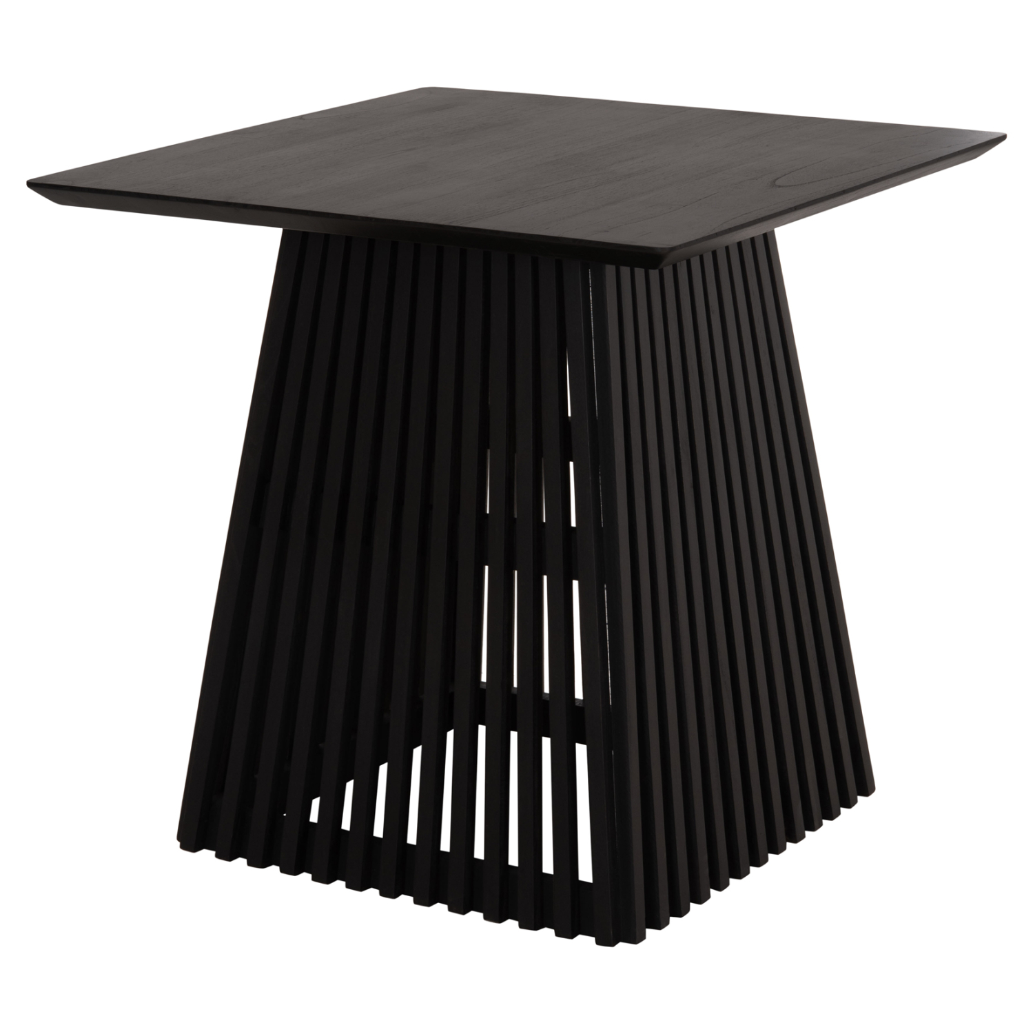 ΤΡΑΠΕΖΙ ΤΡΑΠΕΖΑΡΙΑΣ ΤΕΤΡΑΓΩΝΟ FRANTZ HM9458.02 MINDI ΞΥΛΟ ΜΑΥΡΟ 80x80x78Yεκ. 7