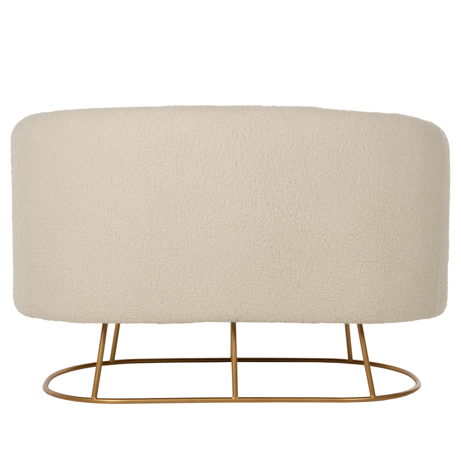 ΚΑΝΑΠΕΣ 2ΘΕΣΙΟΣ ARIEN HM8492.20 ΕΚΡΟΥ ΜΠΟΥΚΛΕ ΥΦΑΣΜΑ ΜΕ ΧΡΥΣΗ ΒΑΣΗ 130x75x85Y εκ. 6