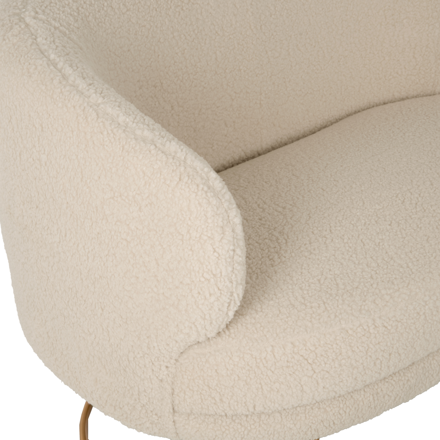 ΚΑΝΑΠΕΣ 2ΘΕΣΙΟΣ ARIEN HM8492.20 ΕΚΡΟΥ ΜΠΟΥΚΛΕ ΥΦΑΣΜΑ ΜΕ ΧΡΥΣΗ ΒΑΣΗ 130x75x85Y εκ. 7