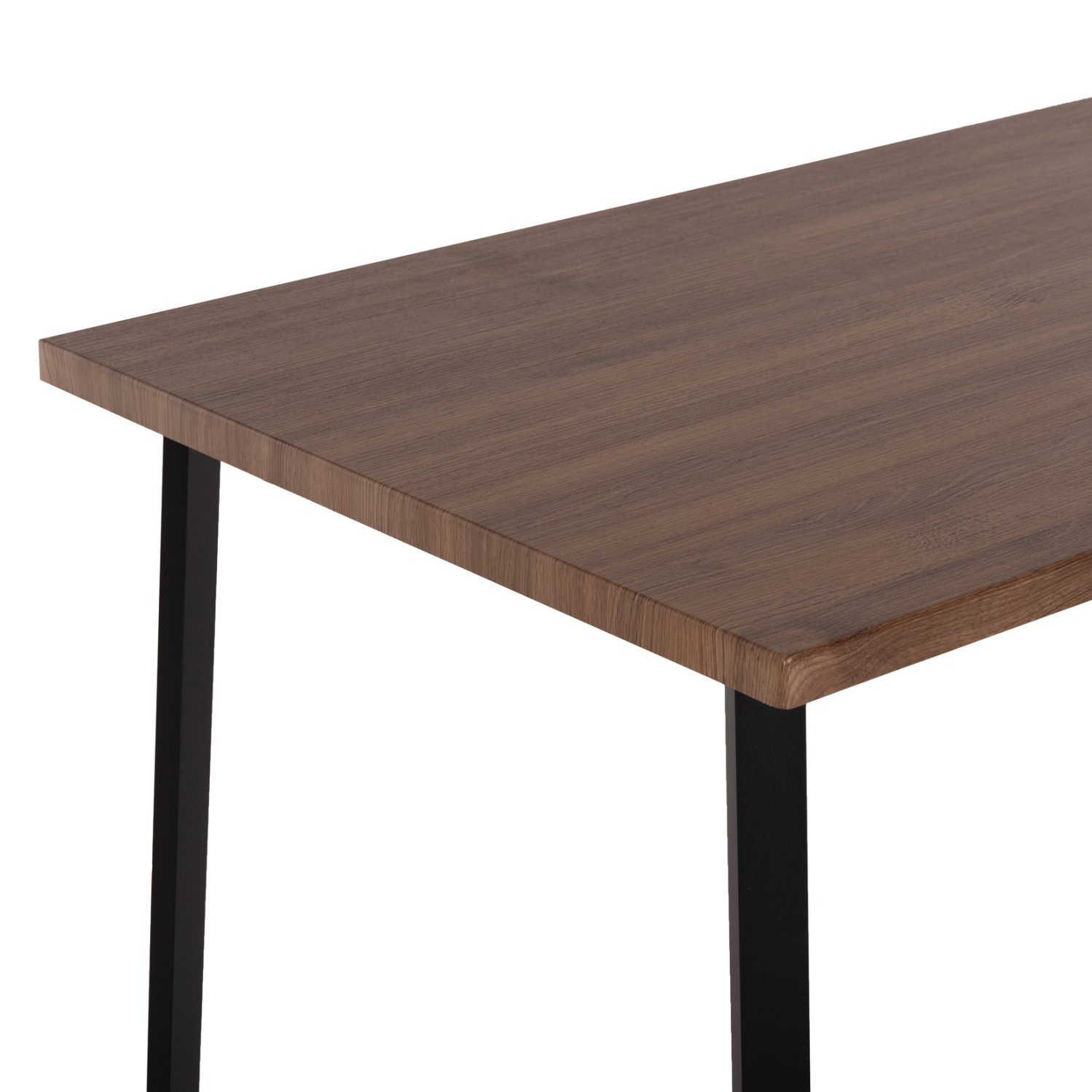 ΤΡΑΠΕΖΙ ΤΡΑΠΕΖΑΡΙΑΣ JAY HM9531 MDF ΚΑΡΥΔΙ-ΜΑΥΡA ΜΕΤΑΛΛΙΚΑ ΠΟΔΙΑ 120x70x76Υεκ. 4