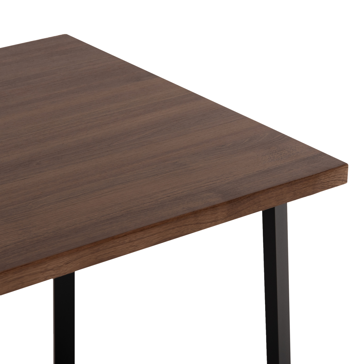 ΤΡΑΠΕΖΙ ΤΡΑΠΕΖΑΡΙΑΣ JAY HM9531 MDF ΚΑΡΥΔΙ-ΜΑΥΡA ΜΕΤΑΛΛΙΚΑ ΠΟΔΙΑ 120x70x76Υεκ. 6