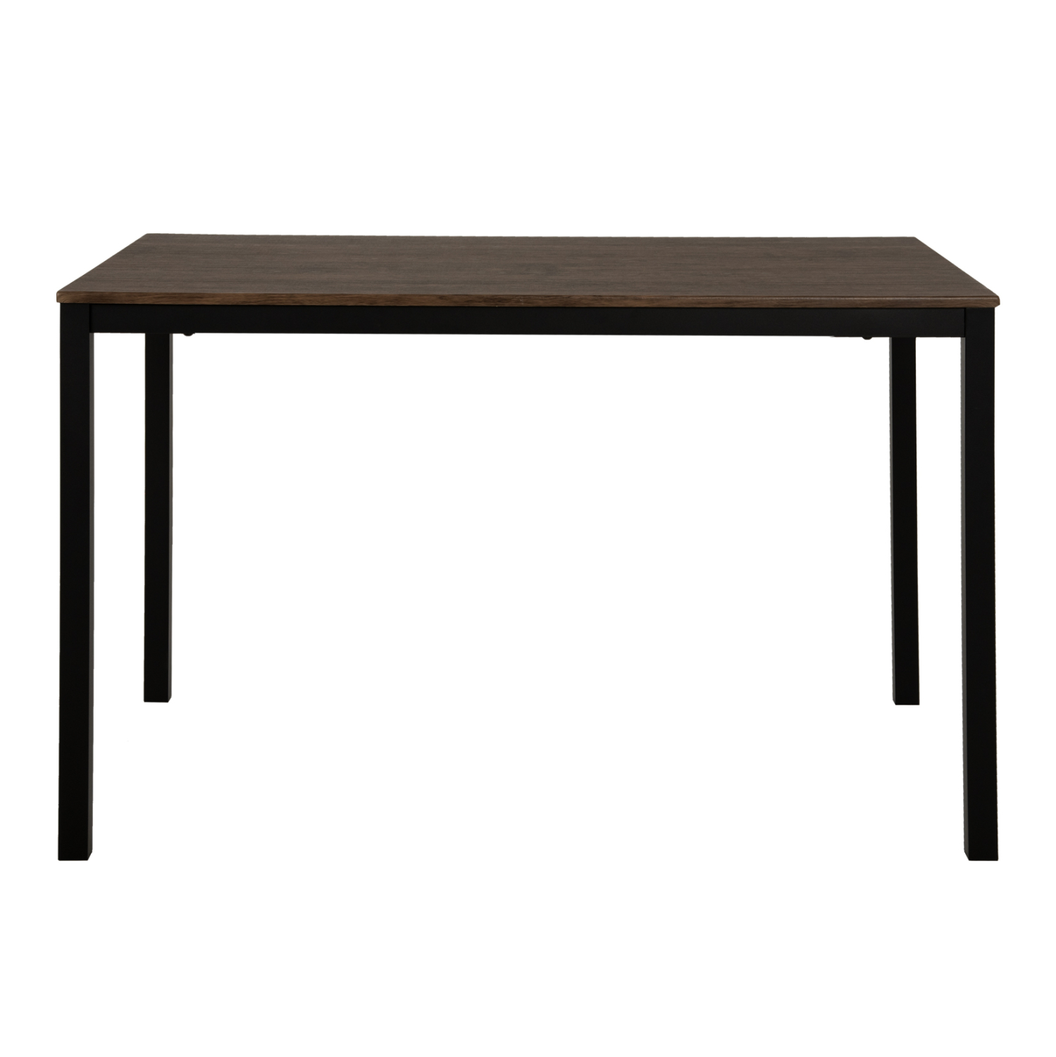 ΤΡΑΠΕΖΙ ΤΡΑΠΕΖΑΡΙΑΣ GOOSE HM9532 MDF ΚΑΡΥΔΙ-ΜΑΥΡΟ ΜΕΤΑΛΛΟ 120X80Χ75Yεκ. 3