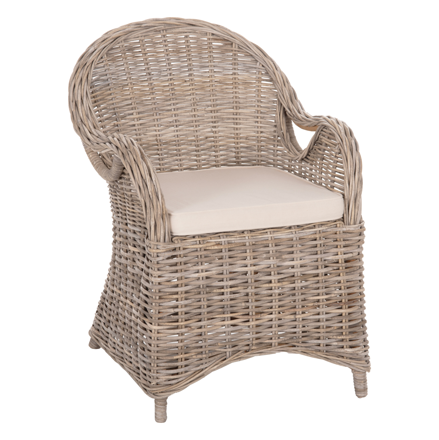 ΠΟΛΥΘΡΟΝΑ ΜΕ ΕΚΡΟΥ ΜΑΞΙΛΑΡΙ KEYLA HM9536 ΚΑΦΕ RATTAN 63x65x87Υεκ. 1