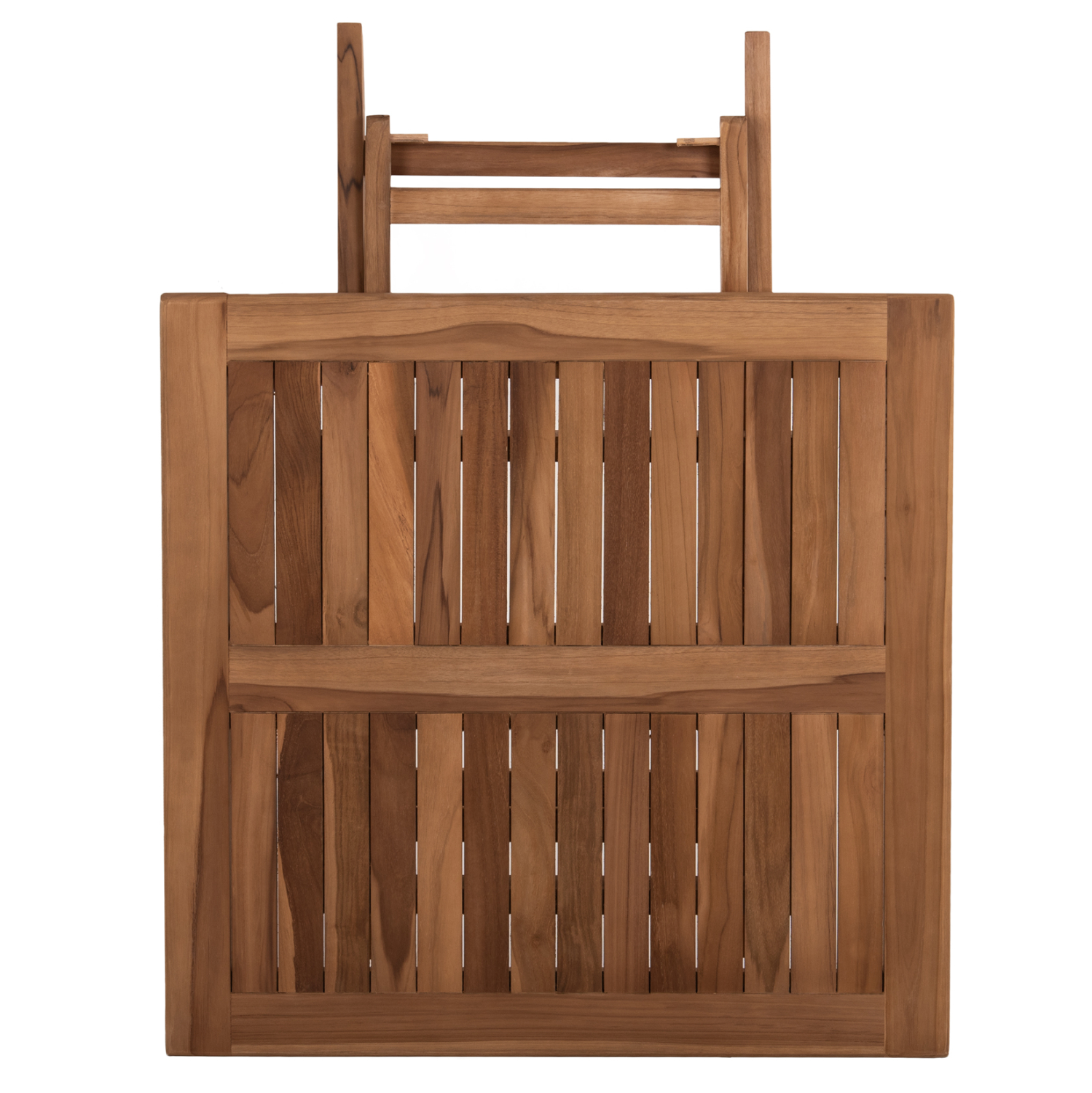 ΤΡΑΠΕΖΙ ΤΕΤΡΑΓΩΝΟ KENDALL ΠΤΥΣΣΟΜΕΝΟ HM9544 TEAK ΣΕ ΦΥΣΙΚΟ ΧΡΩΜΑ 80x80x75Yεκ. 8