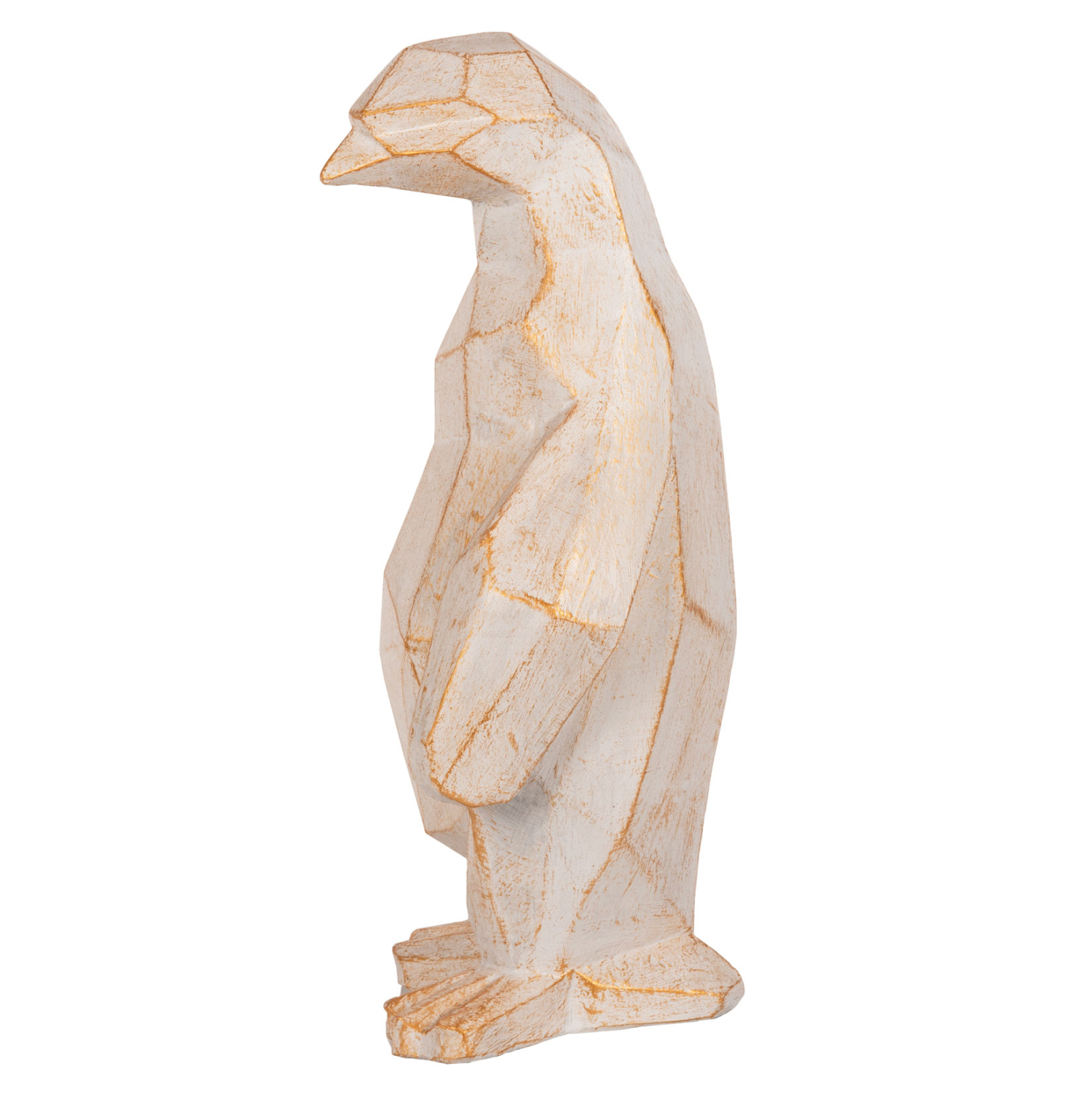 ΔΙΑΚΟΣΜΗΤΙΚΟ ΔΑΠΕΔΟΥ PENGUIN HM7915 GRC ΣΕ ΛΕΥΚΗ ΠΑΤΙΝΑ ΜΕ ΧΡΥΣΕΣ ΛΕΠΤΟΜΕΡΕΙΕΣ 30x20x60Υεκ. 4