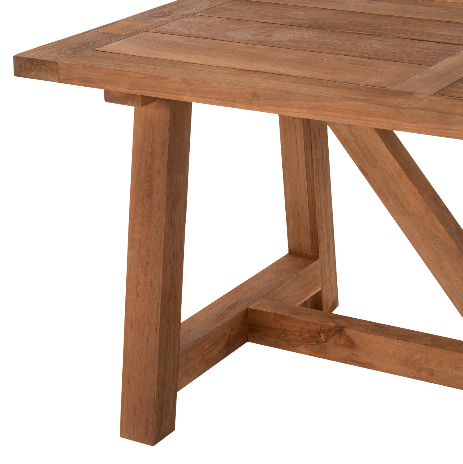 ΤΡΑΠΕΖΙ ΤΡΑΠΕΖΑΡΙΑΣ HM7922 PLUTON RECYCLED TEAK ΣΕ ΦΥΣΙΚΟ ΧΡΩΜΑ 200X100X75Yεκ. 5