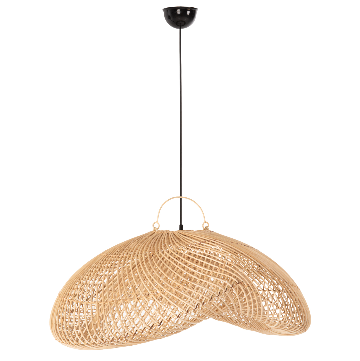 ΦΩΤΙΣΤΙΚΟ ΟΡΟΦΗΣ ΚΡΕΜΑΣΤΟ PERK HM7861 RATTAN ΣΕ ΦΥΣΙΚΟ ΧΡΩΜΑ 100x80x142Υ εκ. 1