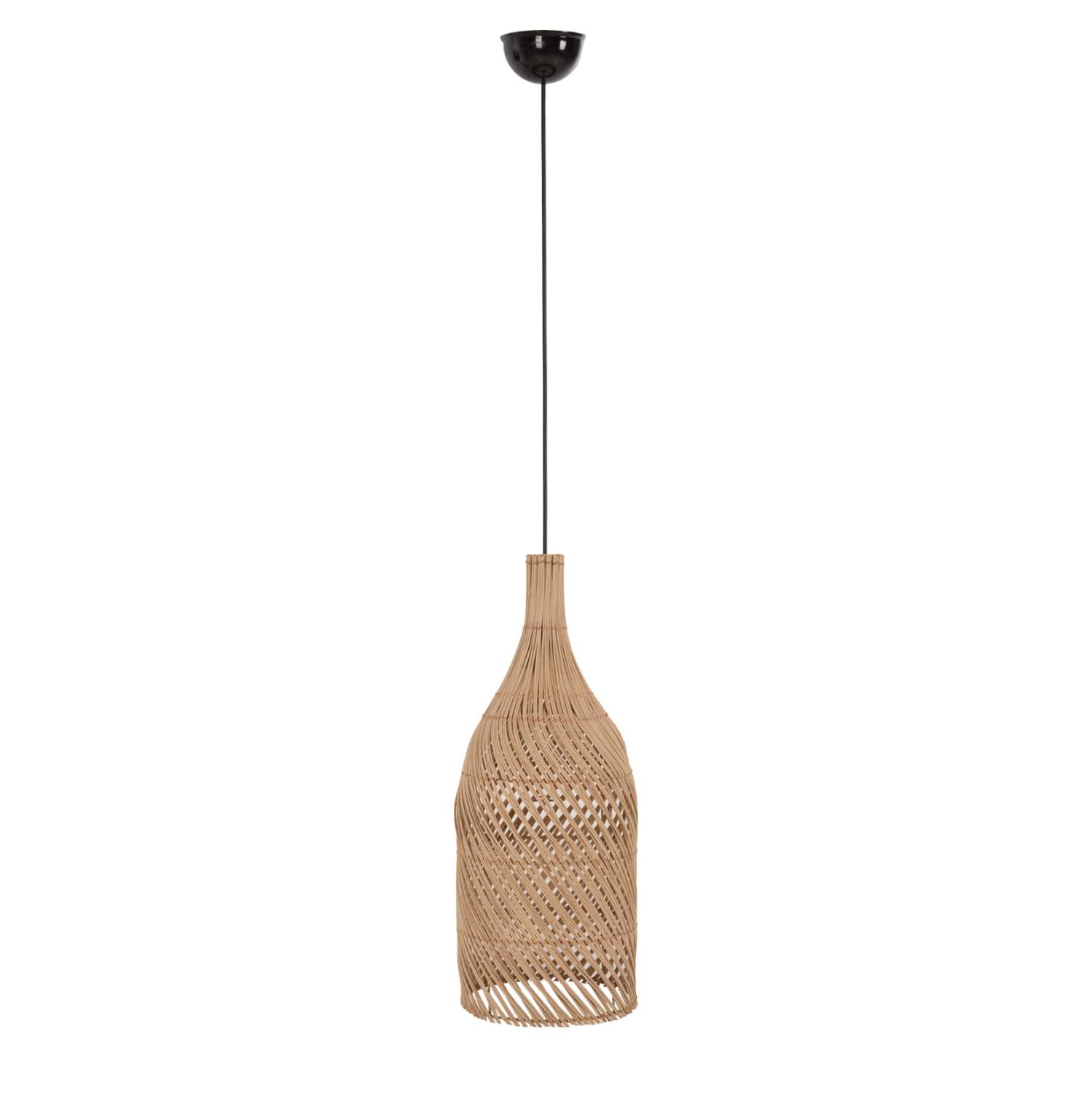 ΦΩΤΙΣΤΙΚΟ ΟΡΟΦΗΣ CARBOY HM7884 ΚΡΕΜΑΣΤΟ ΑΠΟ RATTAN ΣΕ ΦΥΣΙΚΟ ΧΡΩΜΑ Φ28x163,5Yεκ. 1