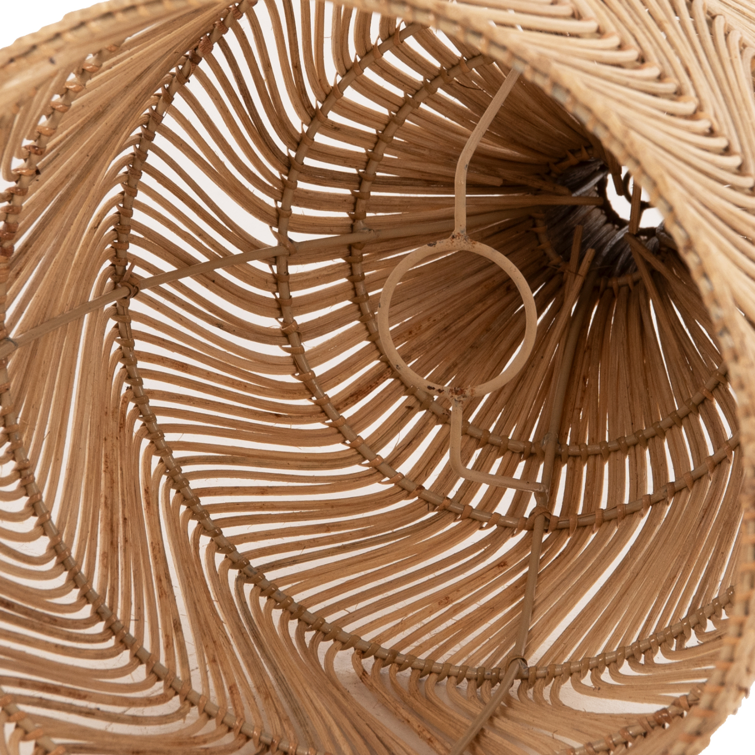 ΦΩΤΙΣΤΙΚΟ ΟΡΟΦΗΣ THEON HM7888 ΚΡΕΜΑΣΤΟ ΑΠΟ RATTAN ΣΕ ΦΥΣΙΚΟ ΧΡΩΜΑ Φ22x148Υ εκ. 3