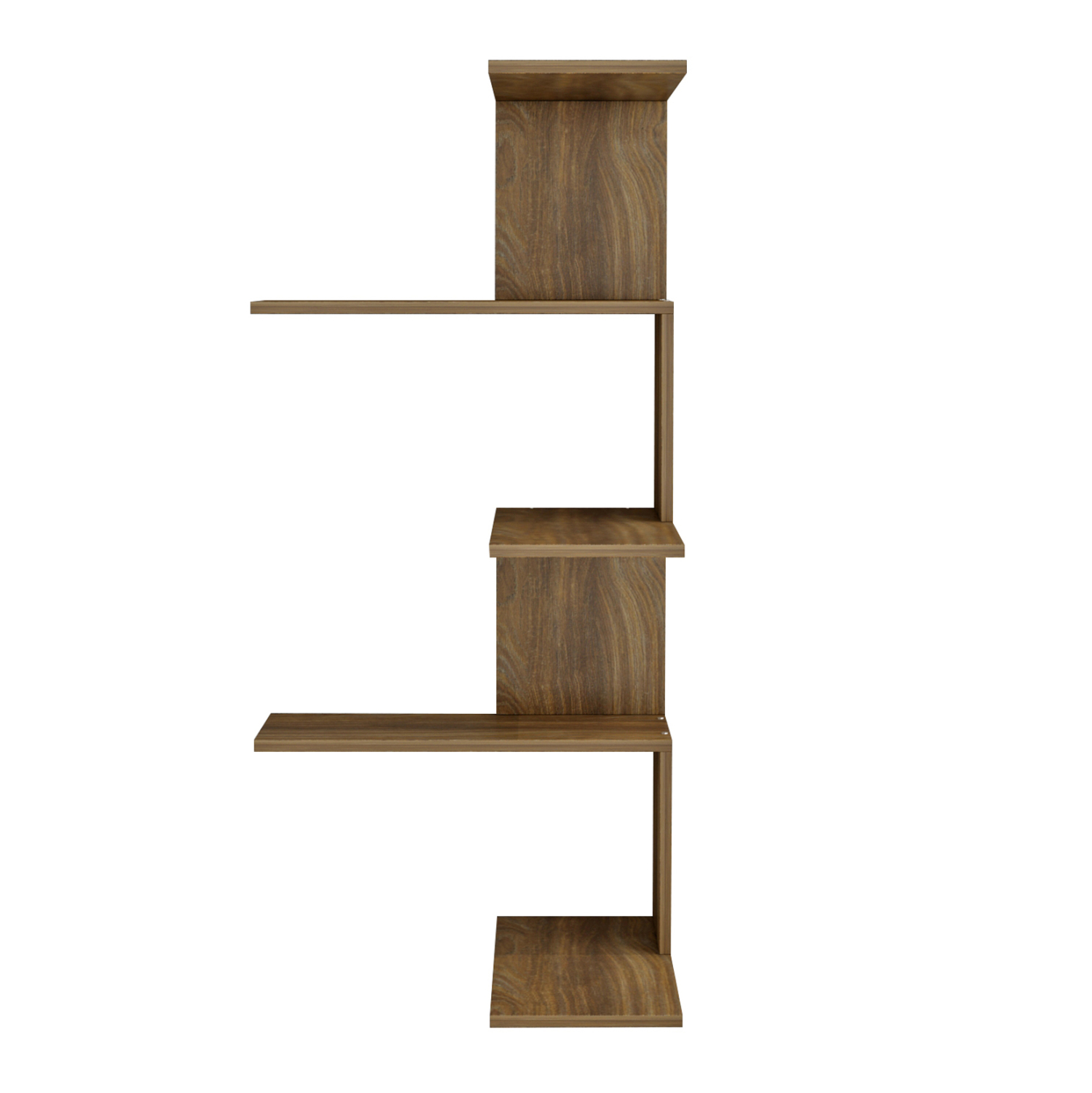 ΕΠΙΤΟΙΧΙΑ ΡΑΦΙΕΡΑ RORY HM8931.12 ΜΕΛΑΜΙΝΗ ΣΕ ΣΚΟΥΡΟ ΦΥΣΙΚΟ 22x51,5x109Υ εκ. 3