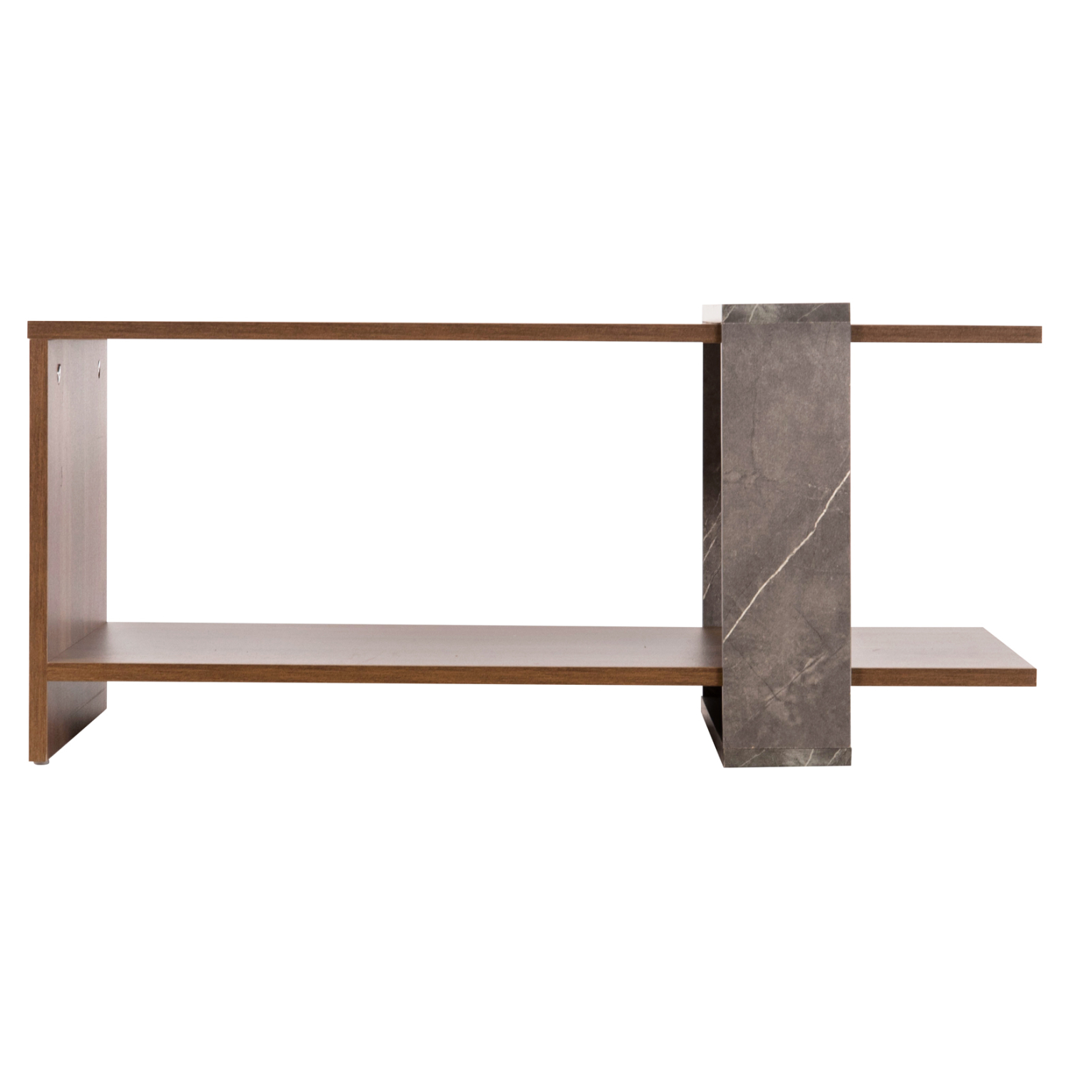 ΤΡΑΠΕΖΙ ΣΑΛΟΝΙΟΥ WILMA HM8950.13 ΜΕΛΑΜΙΝΗ ΣΕ ΦΥΣΙΚΟ-ΓΚΡΙ ΠΕΤΡΑ 80Χ50Χ35Υ εκ. 3